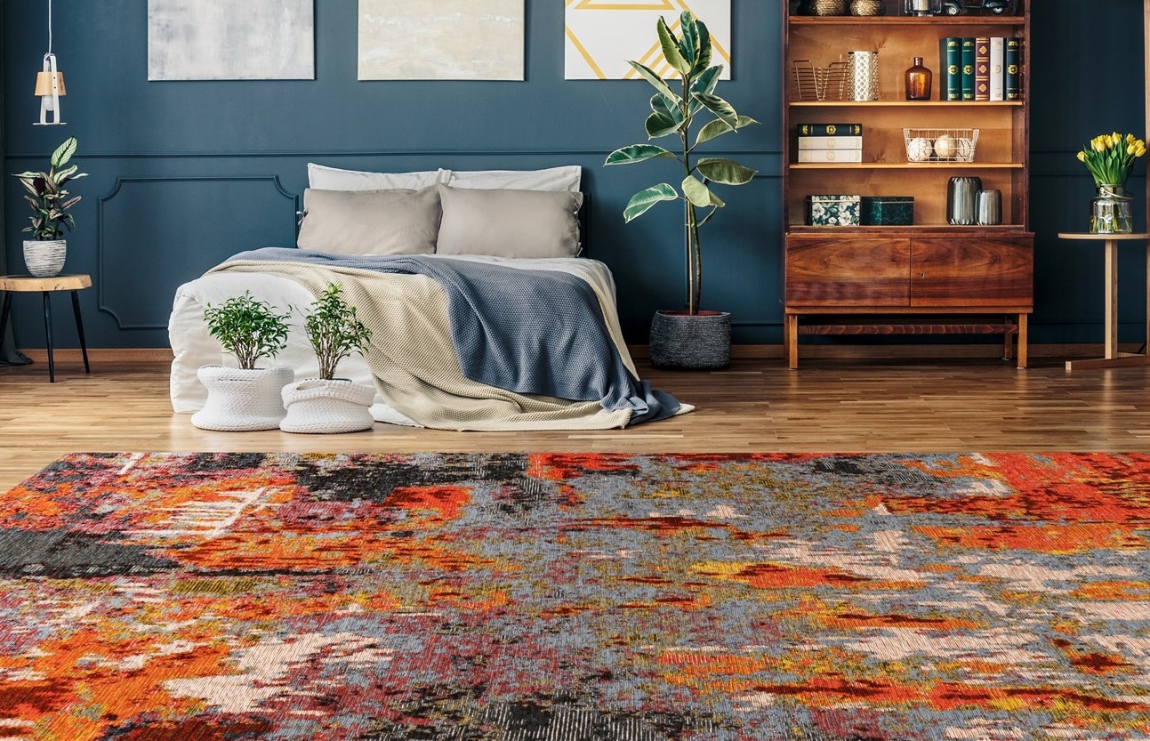 Padiro Teppich »Primavera 525«, rechteckig, 5 mm Höhe, Flachgewebe günstig online kaufen