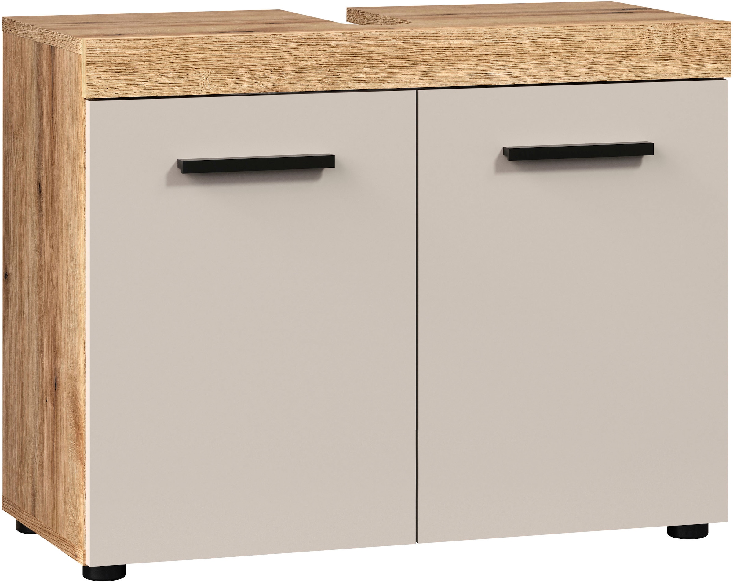 welltime Waschbeckenunterschrank »Isera« 1 Stk. tlg. Waschbeckenschrank mit 2 Türen – (B/T/H) 72/34/56 cm