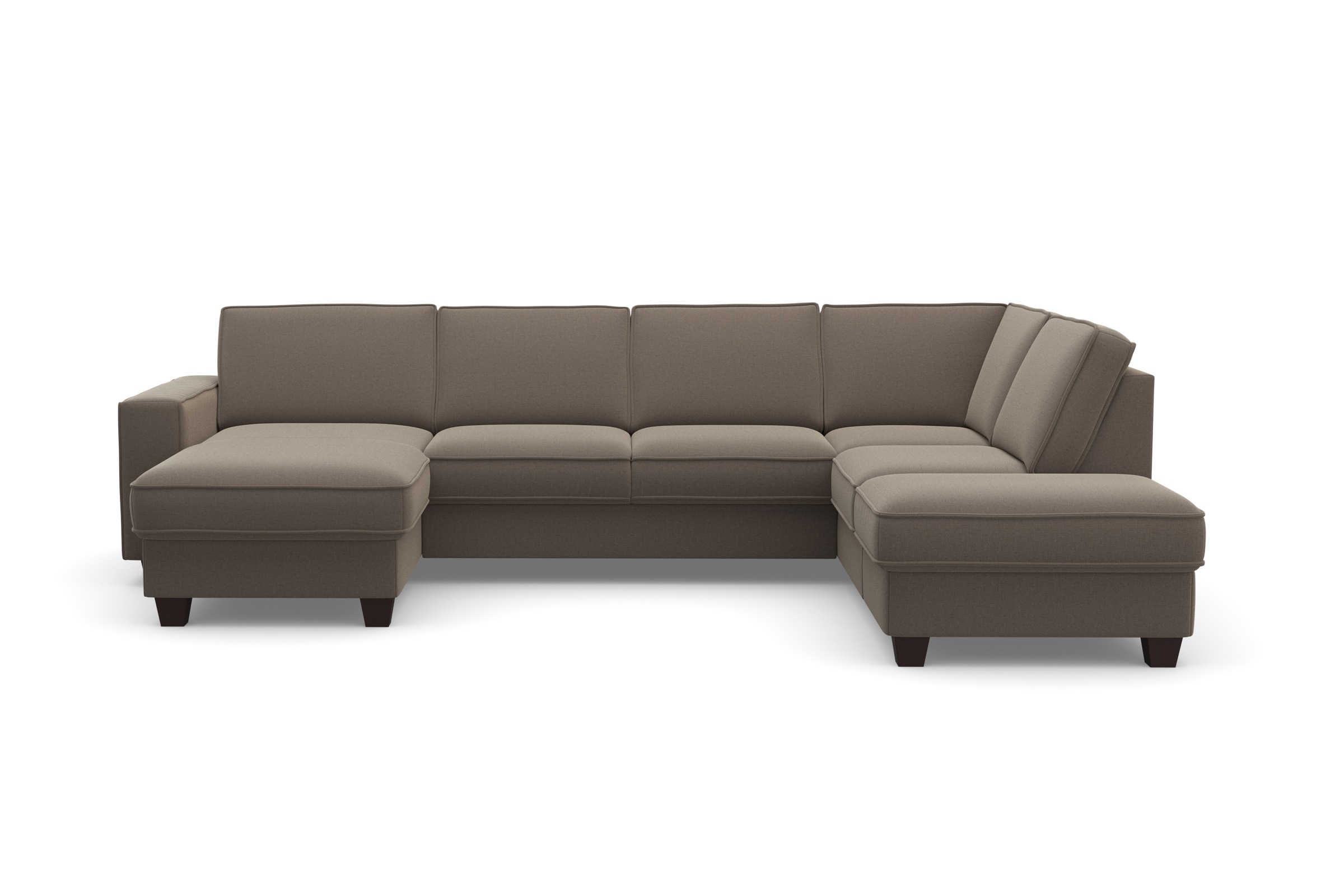 Home affaire Wohnlandschaft »County U-Form« wahlweise Ottomane links oder r günstig online kaufen