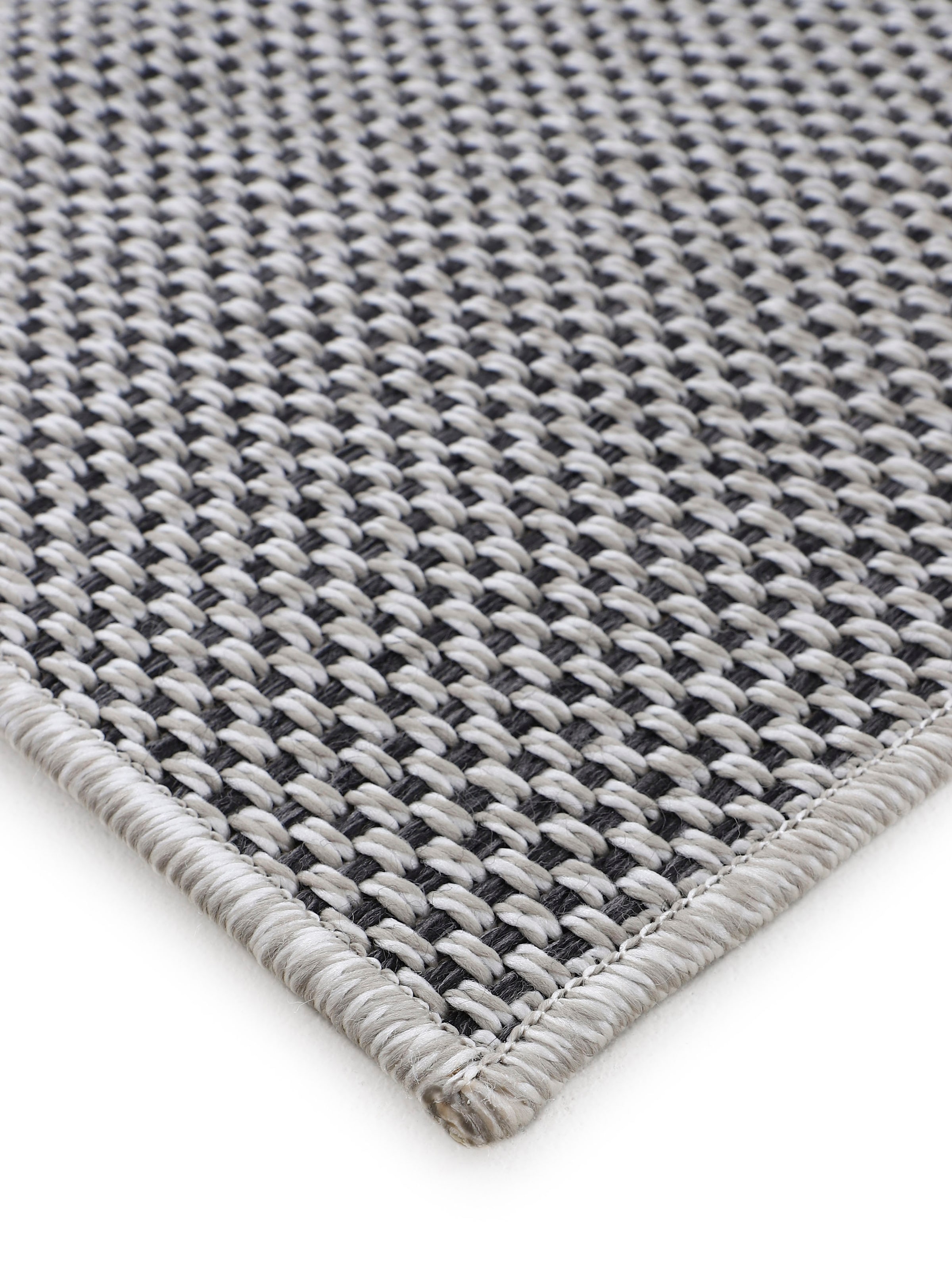 carpetfine Läufer »Boho 105«, rechteckig, 4 mm Höhe, robustes Flachgewebe, Sisal Optik, UV-beständig, Außenbereich