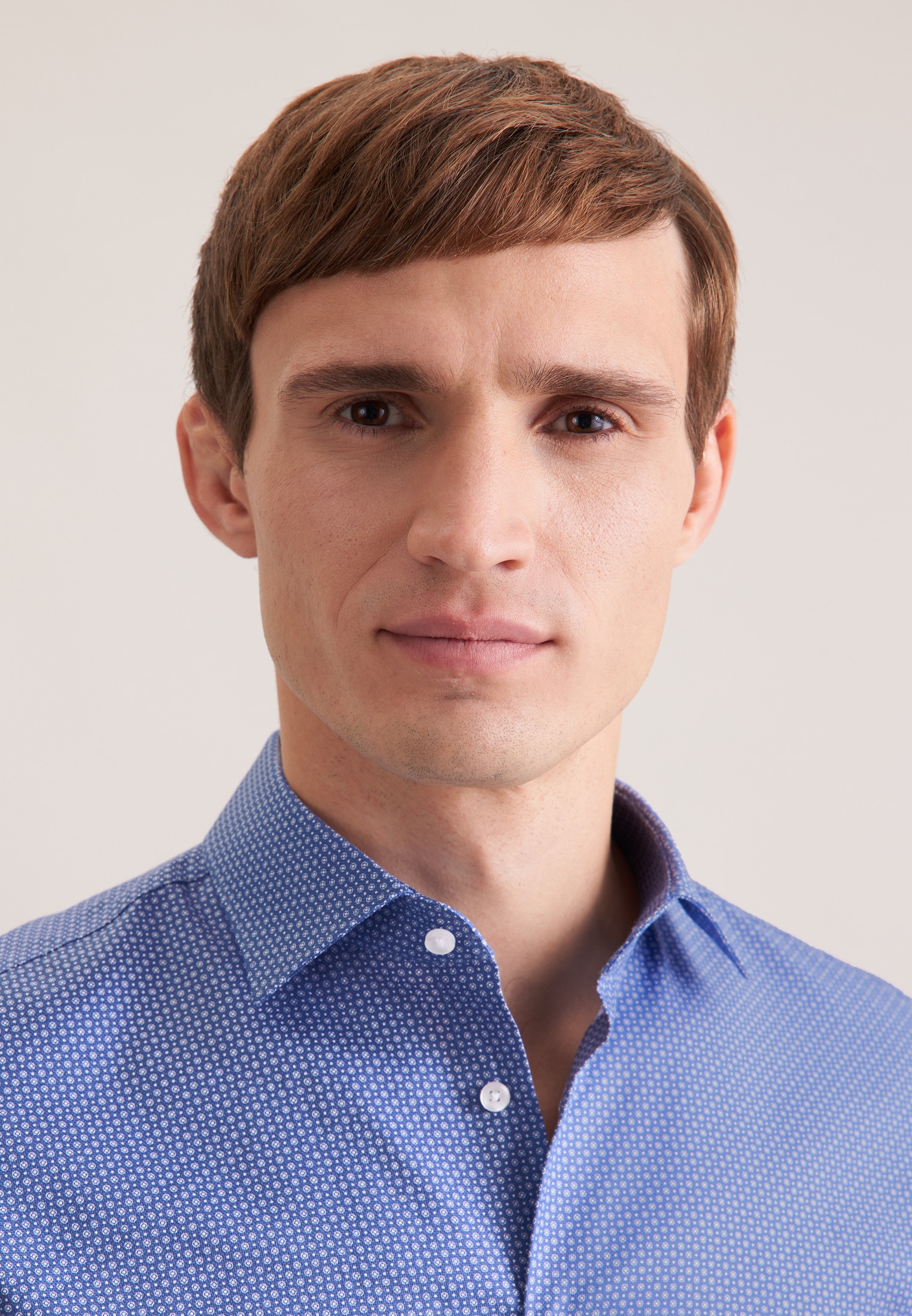 seidensticker Businesshemd »Schwarze Rose« Shaped 1/1 Kentkragen Druck