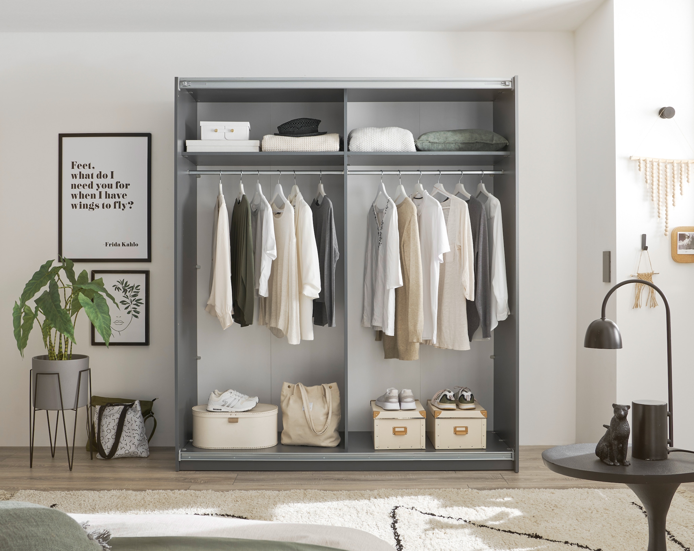 Schlafkontor Schwebetürenschrank »Lubsko Schiebetürenschrank, Kleiderschrank«