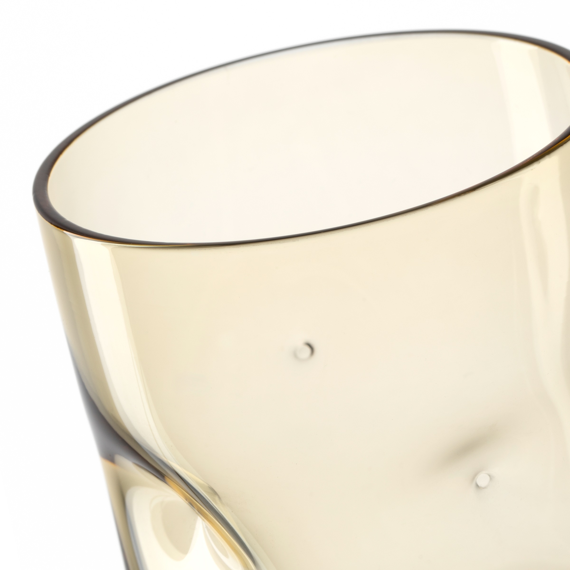 LEONARDO Gläser-Set »Trinkglas VESUVIO, 300 ml, 4er-Set«, (Set, 4 tlg.), konische Form, markantes Design - mit Einquetschungen