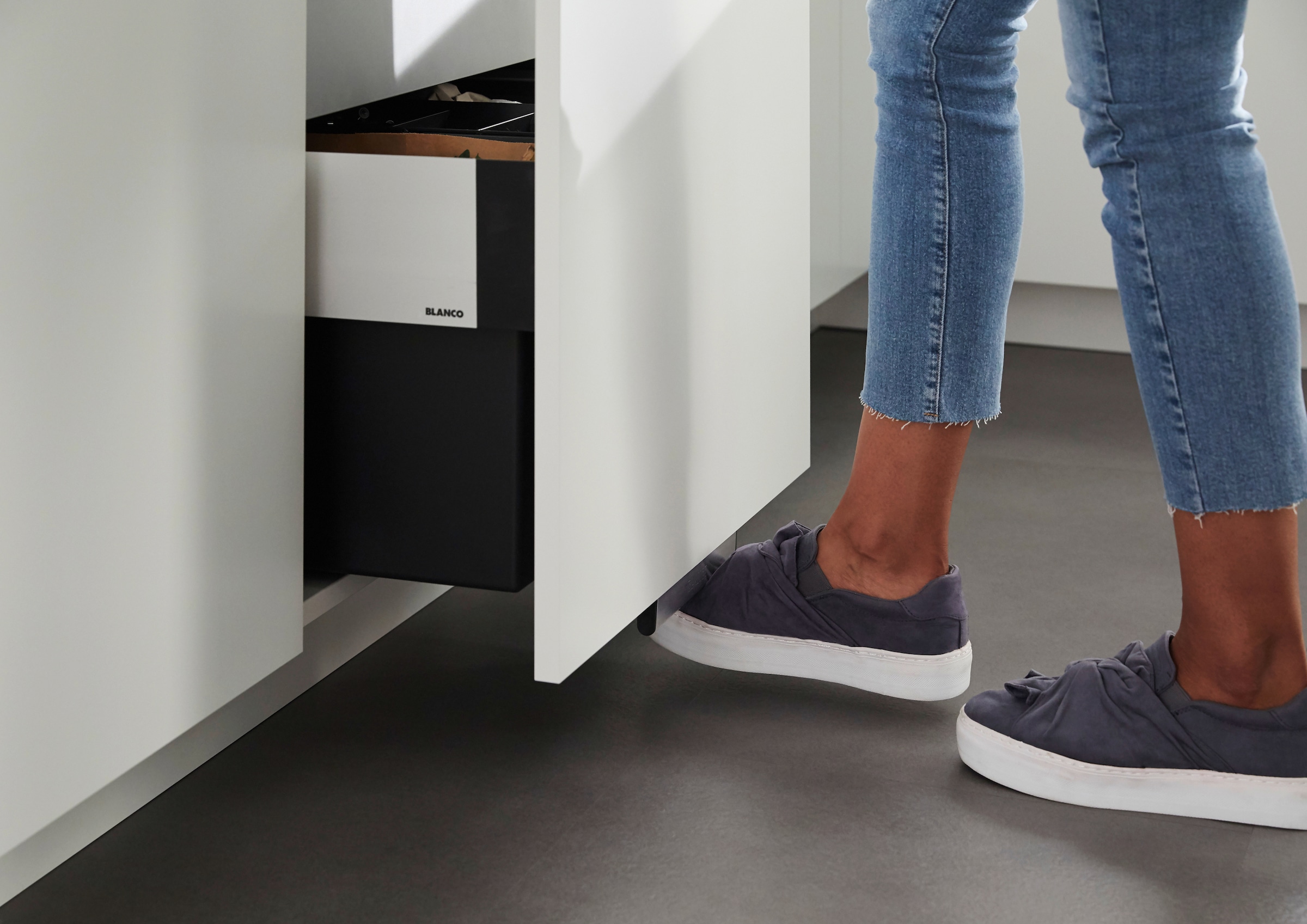 Blanco Mülltrennsystem »Select II XL 60/3«, 3 Behälter, Kunststoff, Stahlblech, 600 mm Untermass