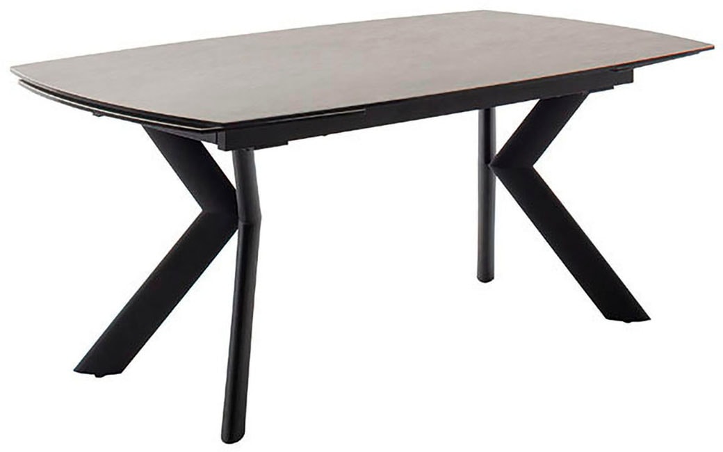 MCA furniture Esstisch »OSSANA Vierfußtisch 180-260 cm«, (Einzelstück), Keramik,Metall,Stirnauszug,ausziehbar,Tischplatte 13 mm,8-10 Personen