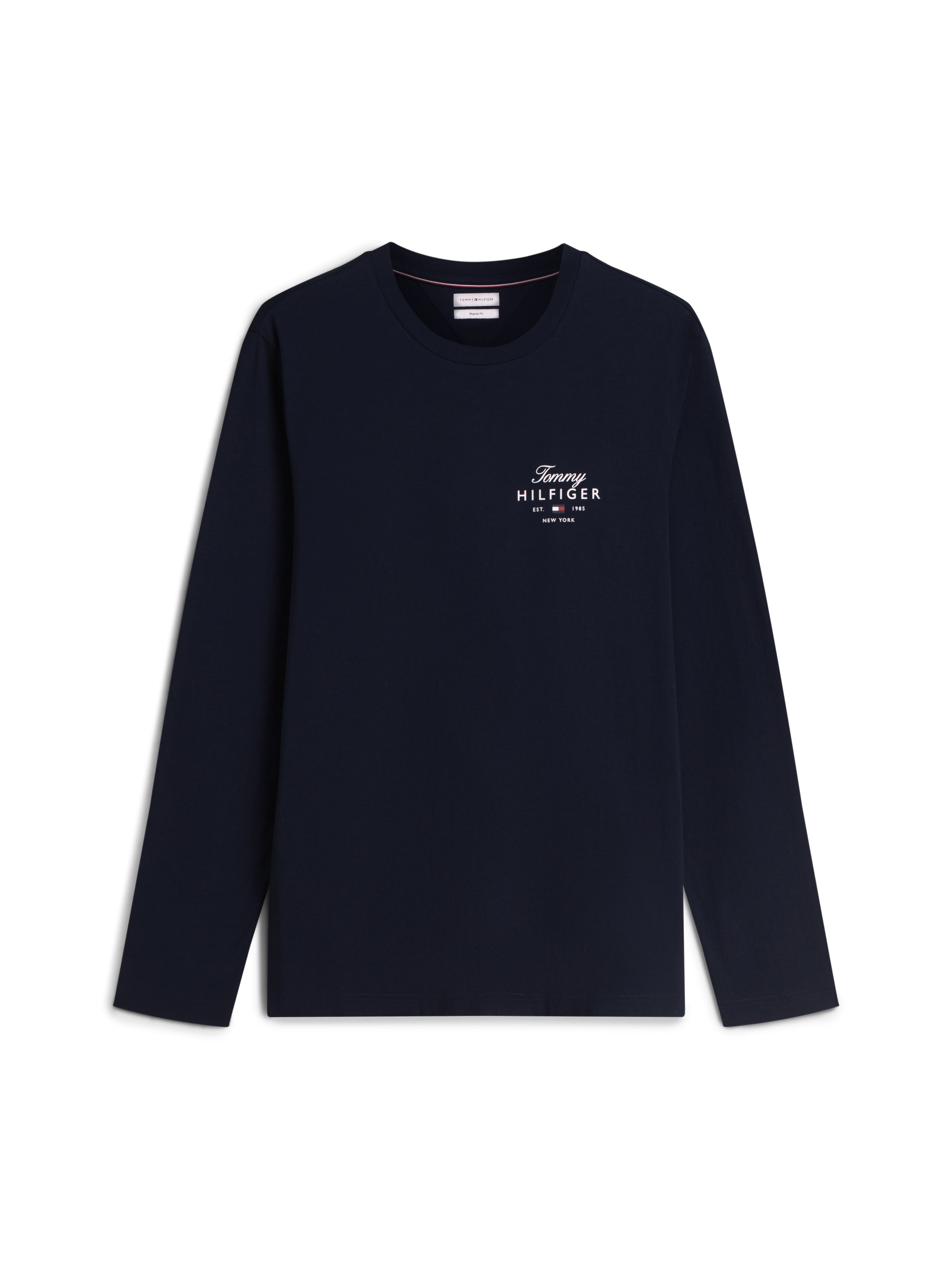 Tommy Hilfiger Langarmshirt »SCRIPT STACK LS REGULAR TEE«