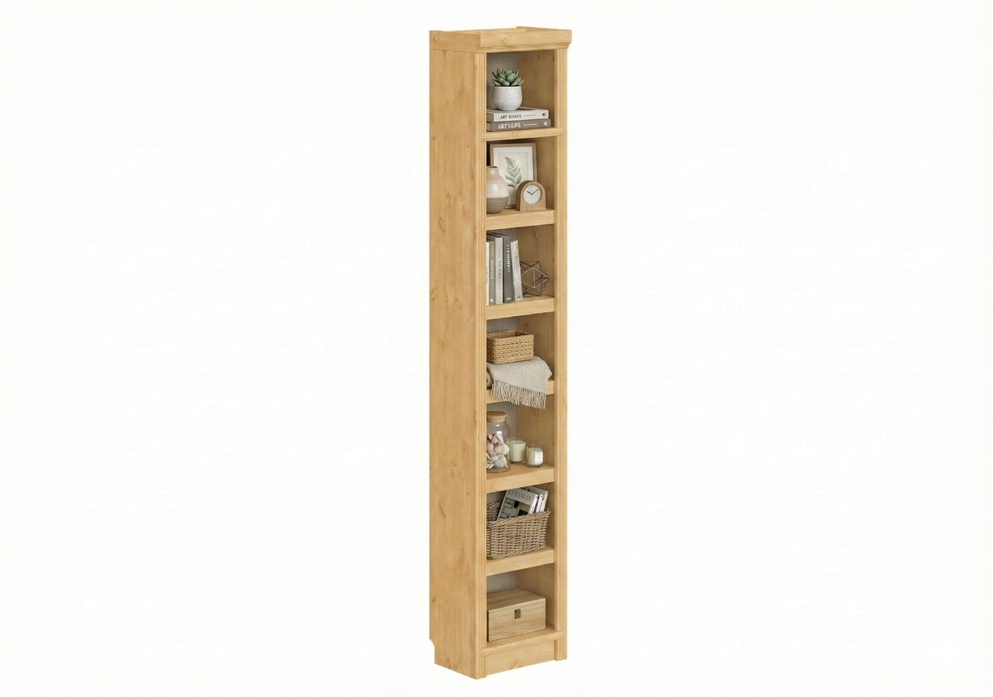 OTTO home Bücherregal »Soeren Regal B/T/H: 40/29/220 cm« Kiefer FSC®-zertifiziert, 7 Fächer und 6 Einlegeböden