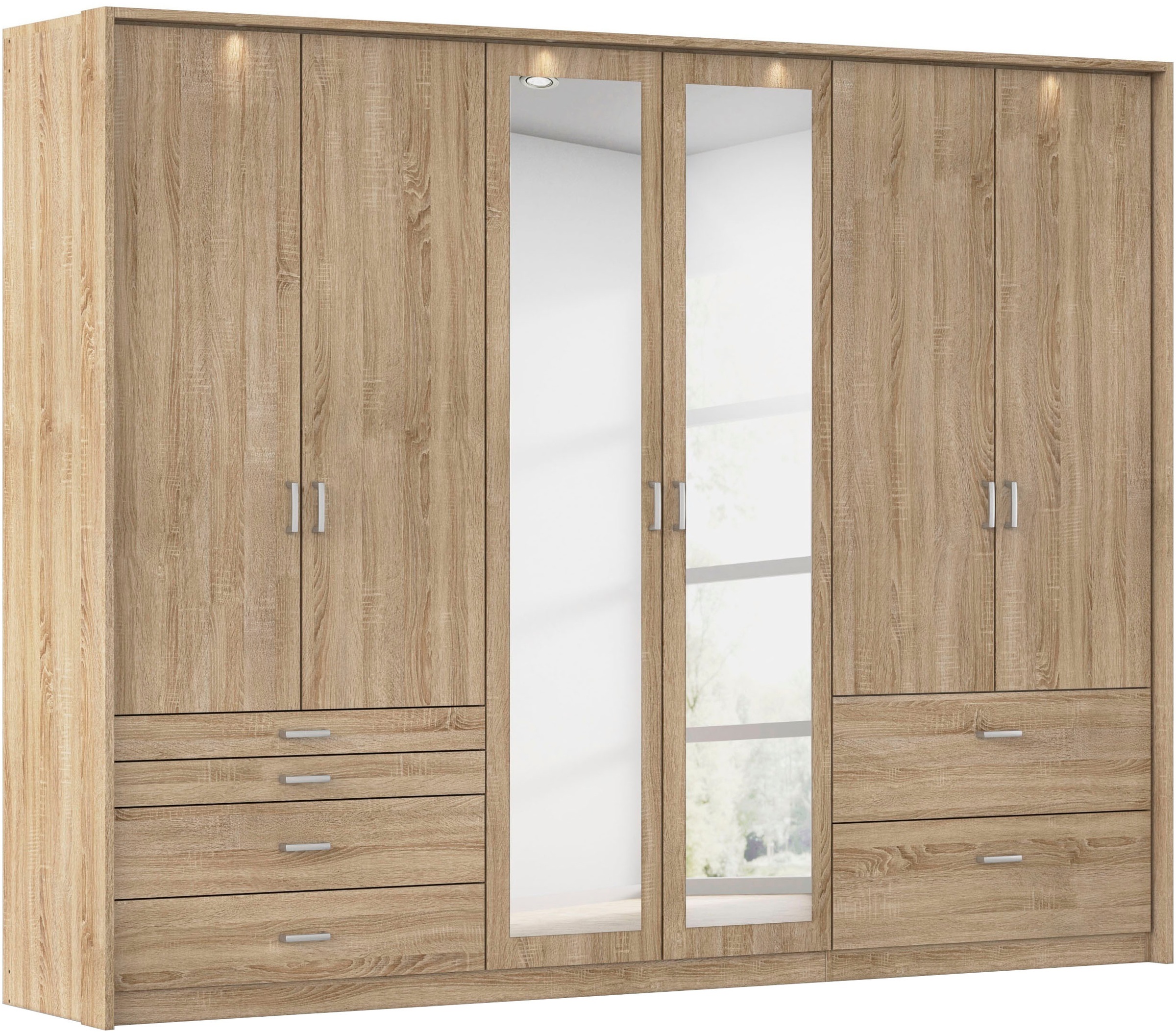 rauch Drehtürenschrank »Kleiderschrank Schrank Garderobe Wäscheschrank WILD günstig online kaufen