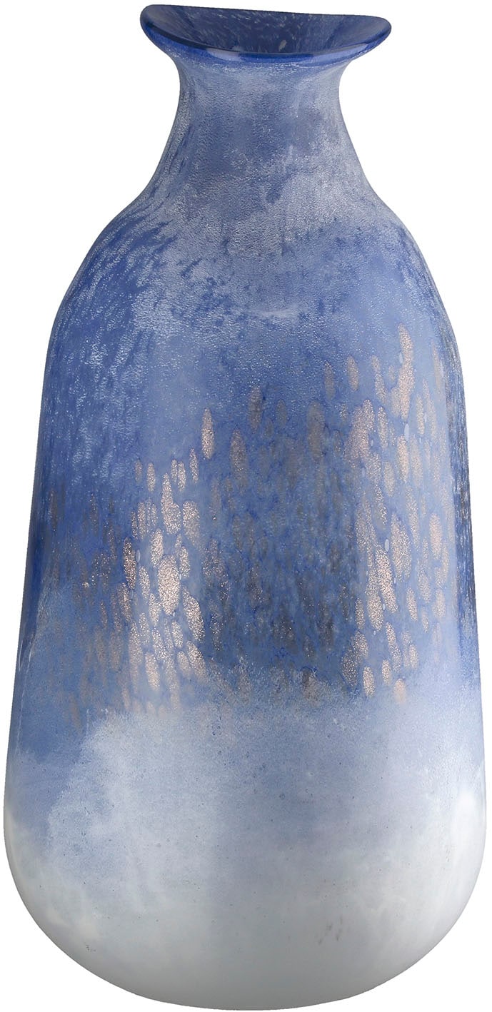 GILDE Tischvase »Vase Azur blau H. 37 cm«