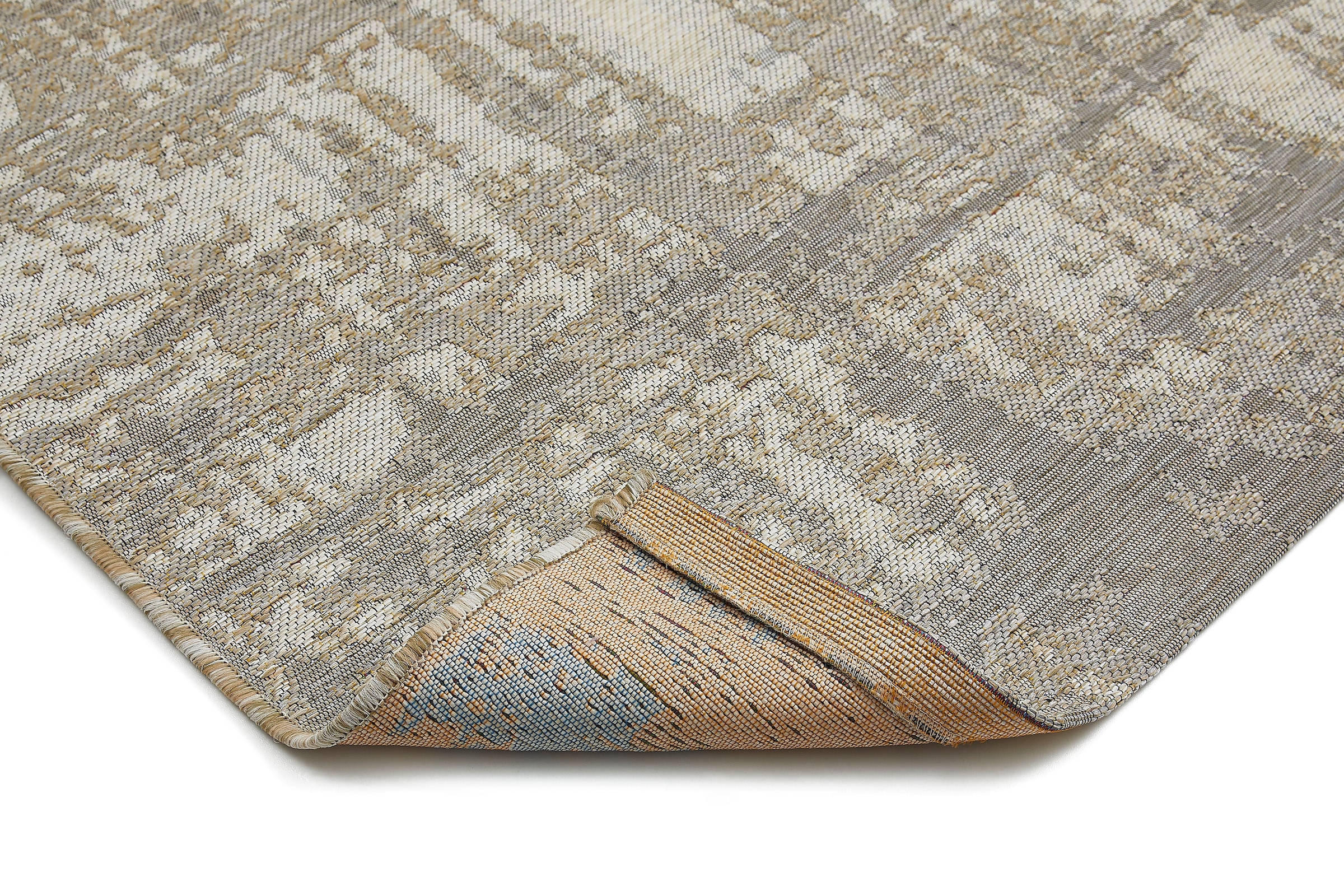 LUXOR living Teppich »Panama, Made in Belgium« rechteckig 5 mm Höhe Flachgewebe, modernes Design, In- und Outdoor geeignet