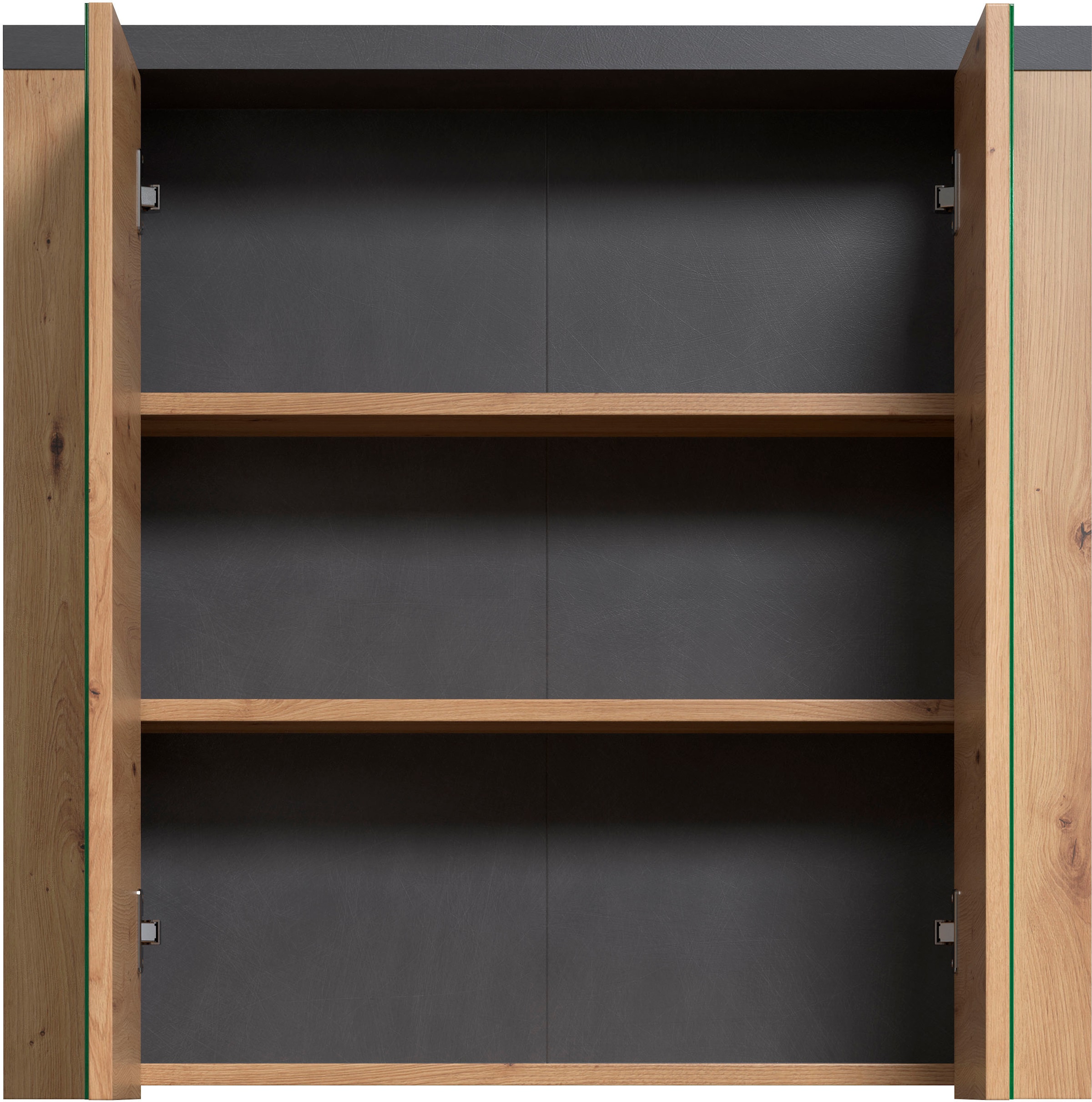 welltime Spiegelschrank »Ambres« Badspiegel in matter Echtholzoptik - Maße (B/T/H) 79/20/78 cm