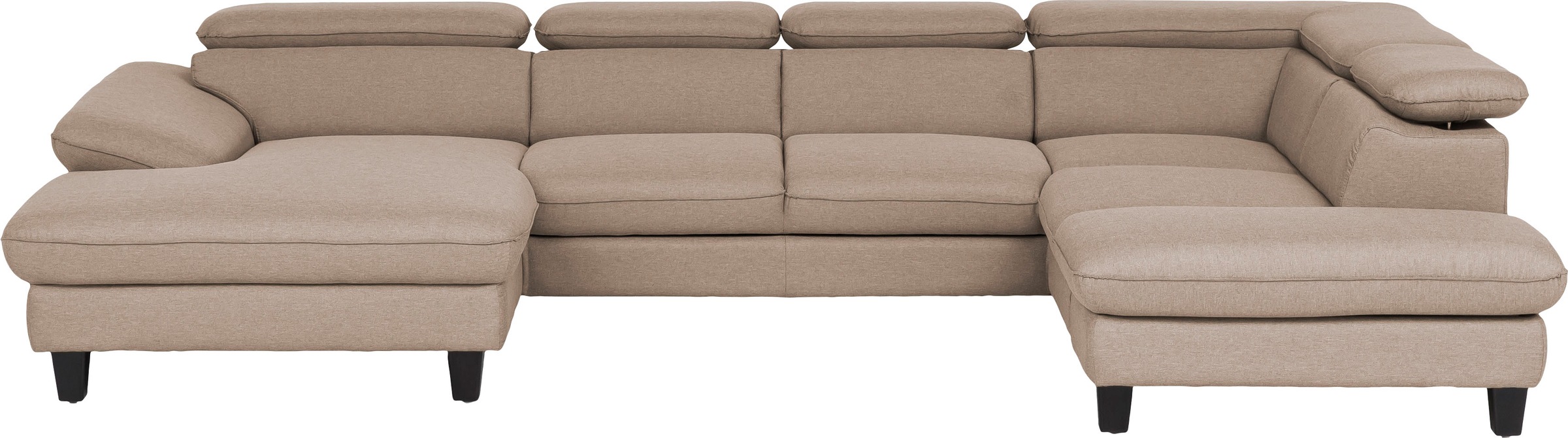 Home affaire Wohnlandschaft »Pilot U-Form« mit Kopfteilverstellung, wahlwei günstig online kaufen