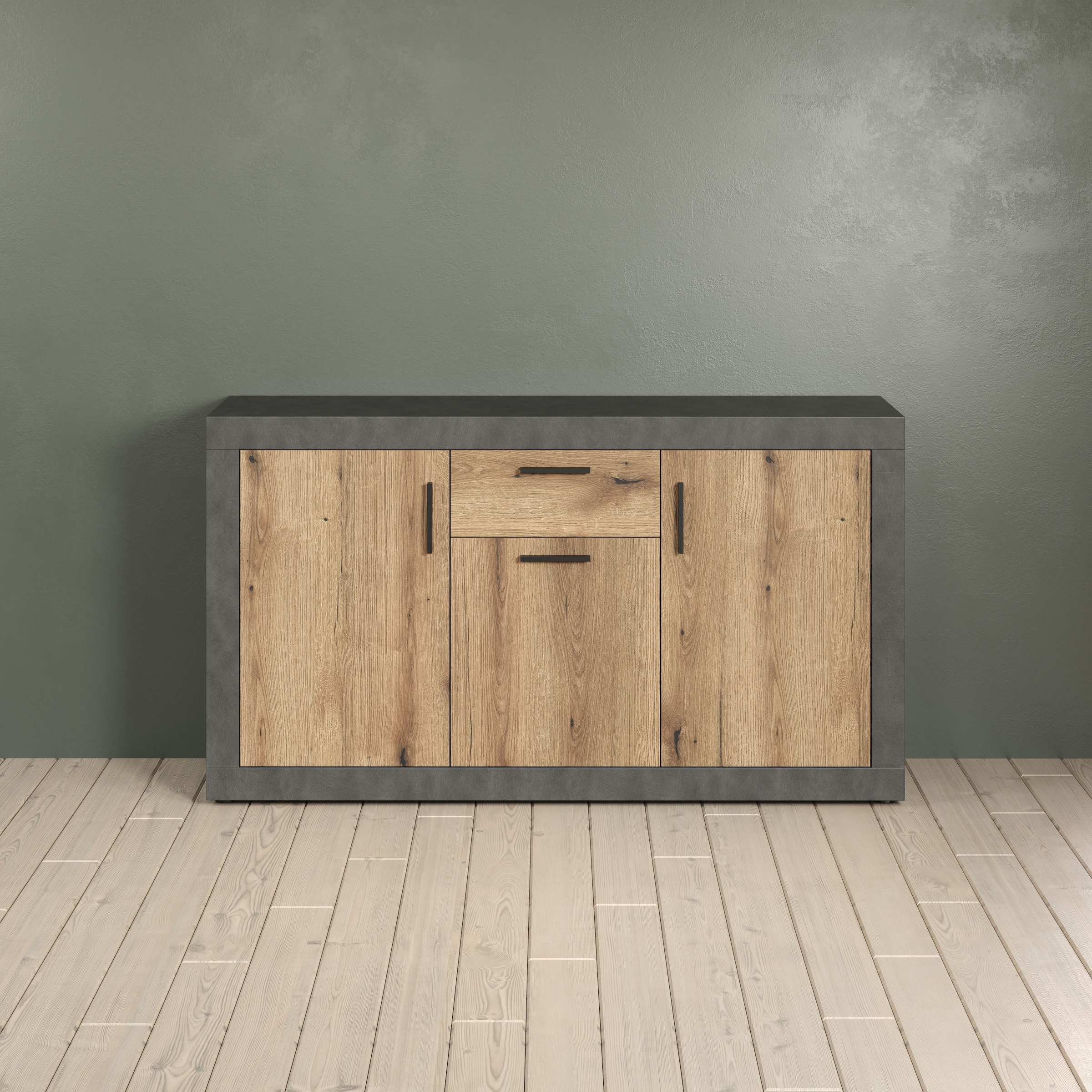 INOSIGN Sideboard »Bergen«, (Packung, 1 St.), Kommode, flexibler Stauraum, Breite 149 cm