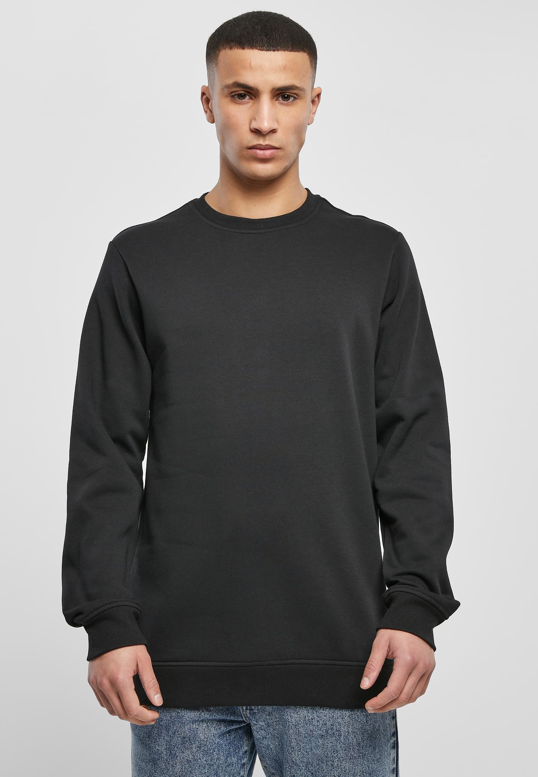 URBAN CLASSICS Rundhalspullover »Urban Classics Herren Basic Terry Crew« 1 Stk.