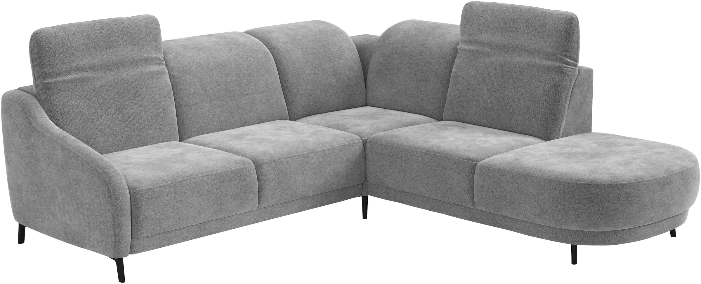 sit&more Ecksofa »Blues L-Form«, wahlweise mit Klapptisch und USB