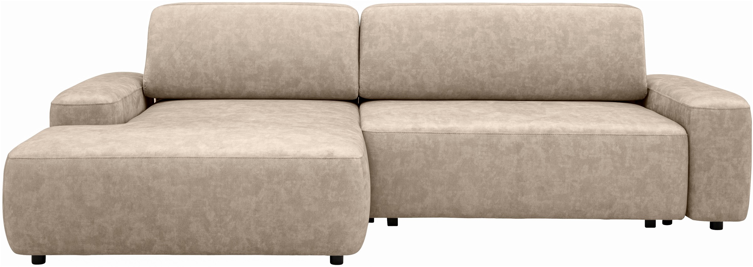 INOSIGN Ecksofa »TORGE (264cm), Schlafsofa in Cord, Samtvelours o Struktur günstig online kaufen