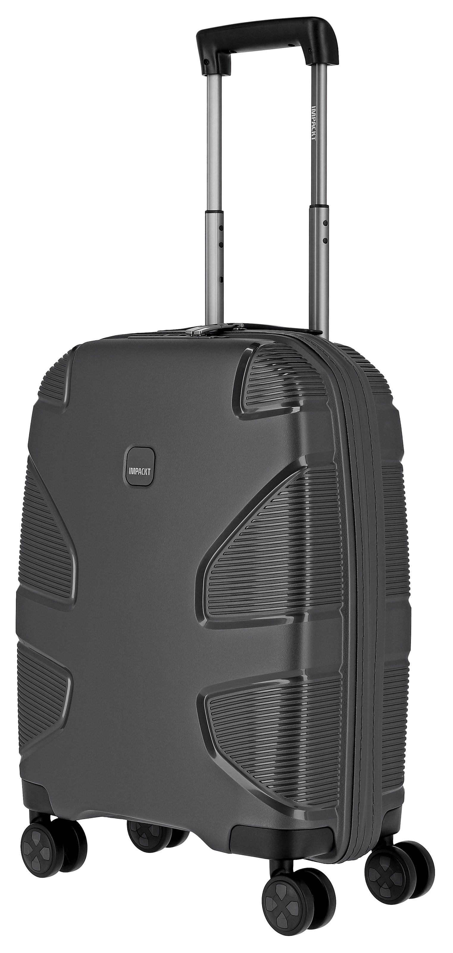 IMPACKT Hartschalen-Trolley »IP1, verschiedene Größen und Farben«, 4 Rollen, Hartschalen-Koffer vegan Koffer Reisegepäck USB-Port TSA Zahlenschloss