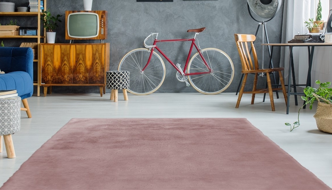 Arte Espina Fellteppich »Rabbit 100«, rechteckig, 45 mm Höhe, Kunstfell, Kaninchenfell-Haptik, supersoft, Hochflorteppich