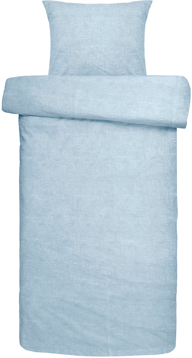 damai Bettwäsche »Ebba mit Struktur-Effekt« in eleganten Farben, 100% Baumwolle, mit Reißverschluss