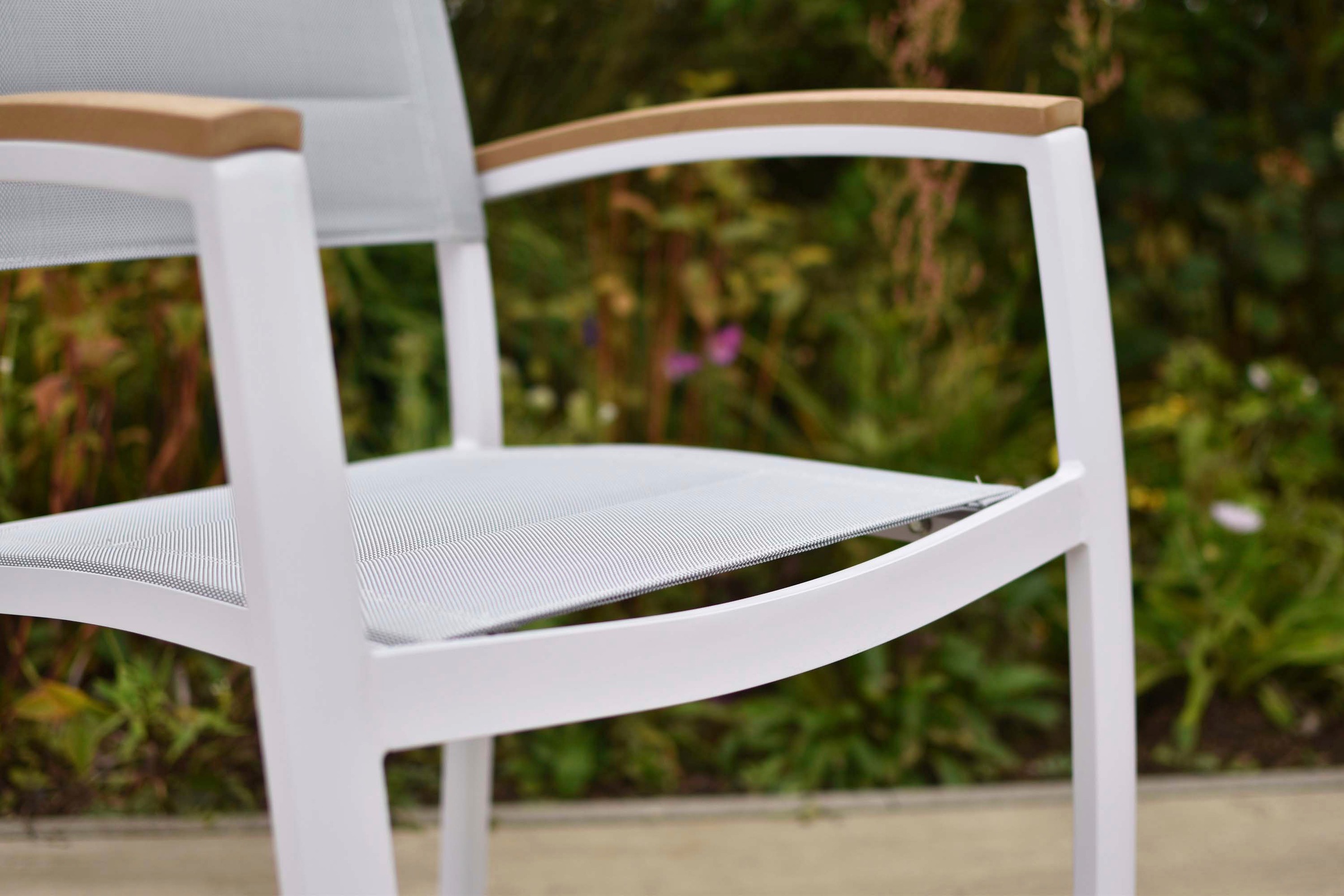 MERXX Gartensessel »Pisa« Set, 2 Stk. tlg. Armlehnen aus Kunststoff