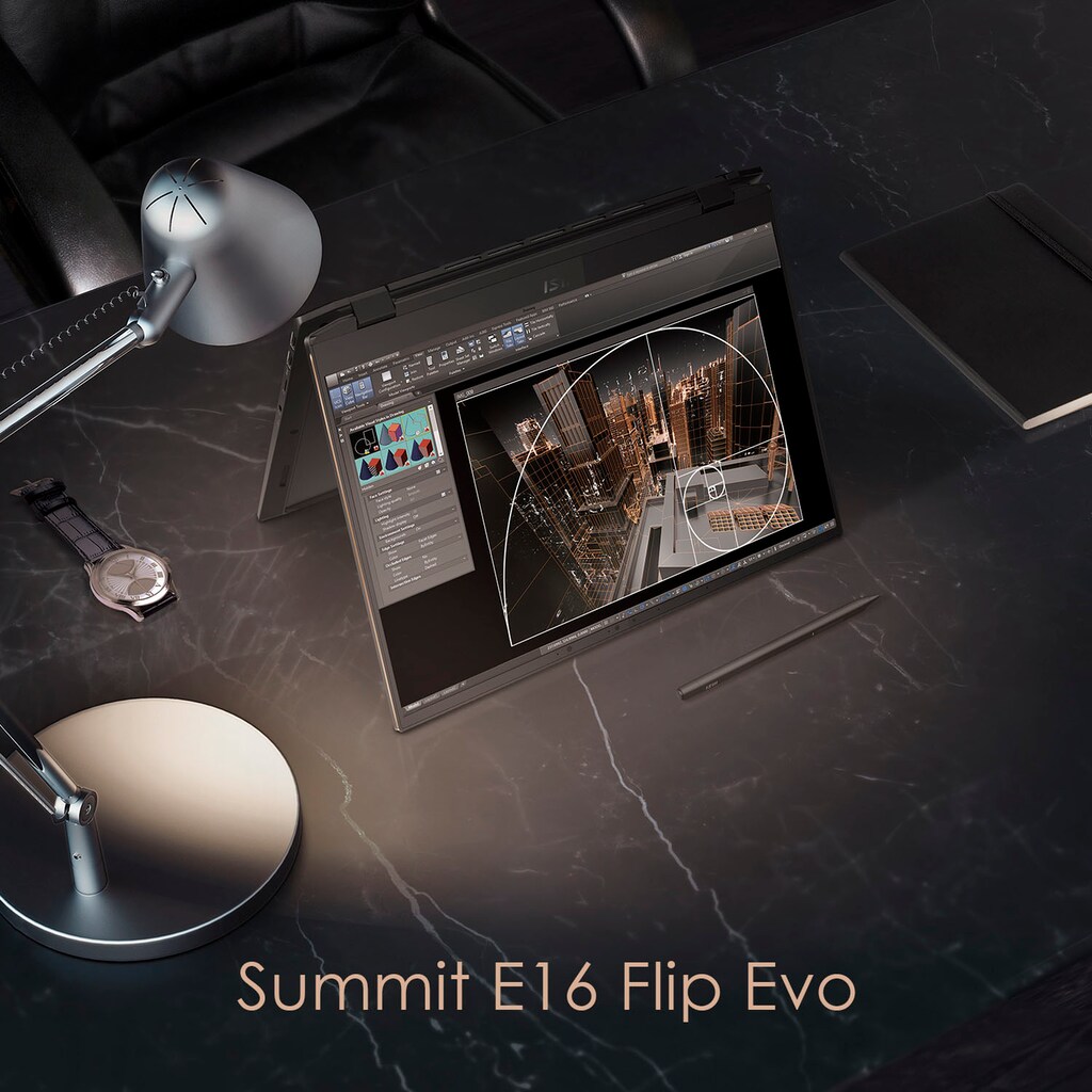 MSI Notebook »Summit E16 Flip Evo A12MT-033«, (40,6 cm/16 Zoll), Intel, Core i7, Iris Xe Graphics, 1000 GB SSD