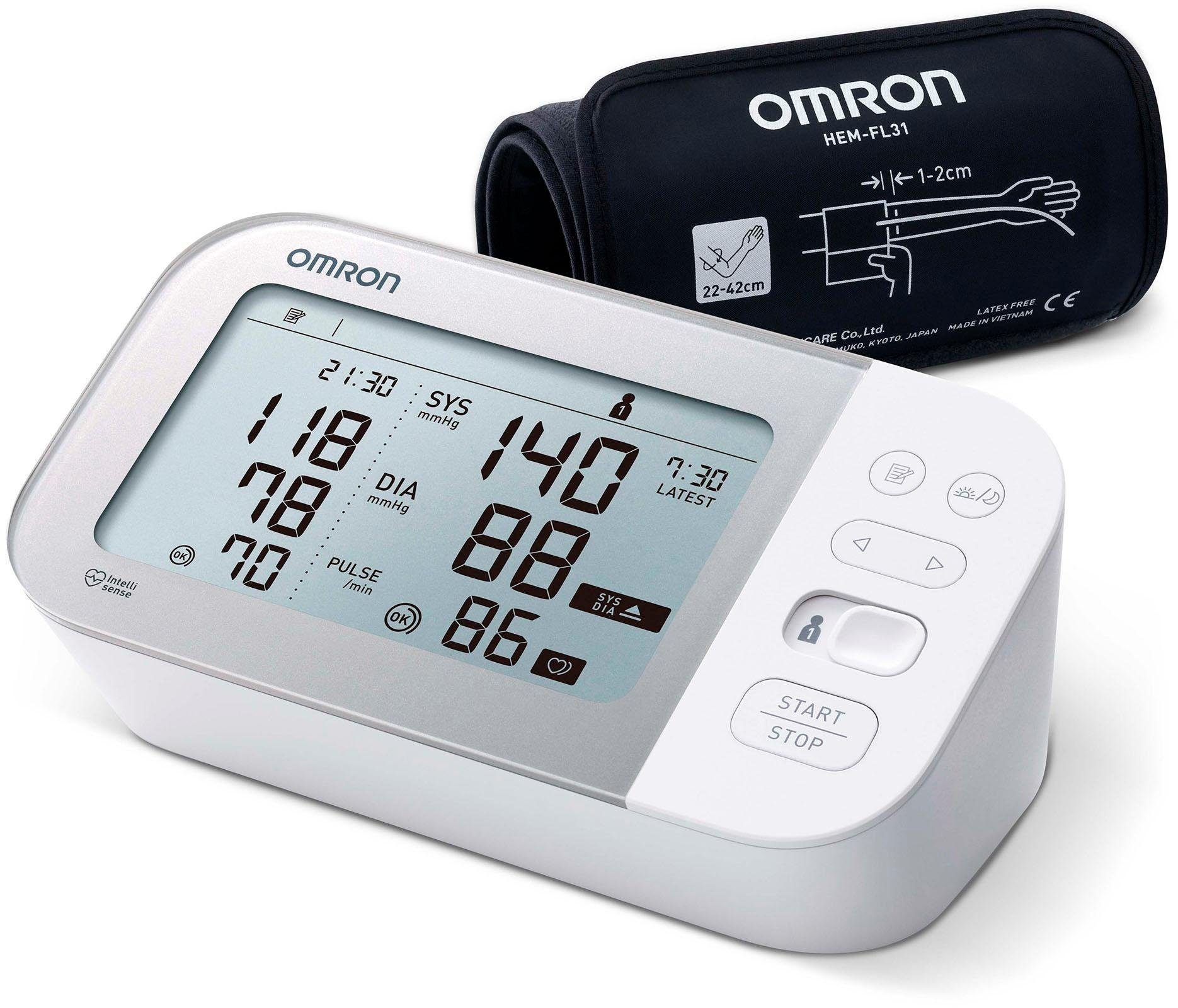 Omron Oberarm-Blutdruckmessgerät »X7 Smart«