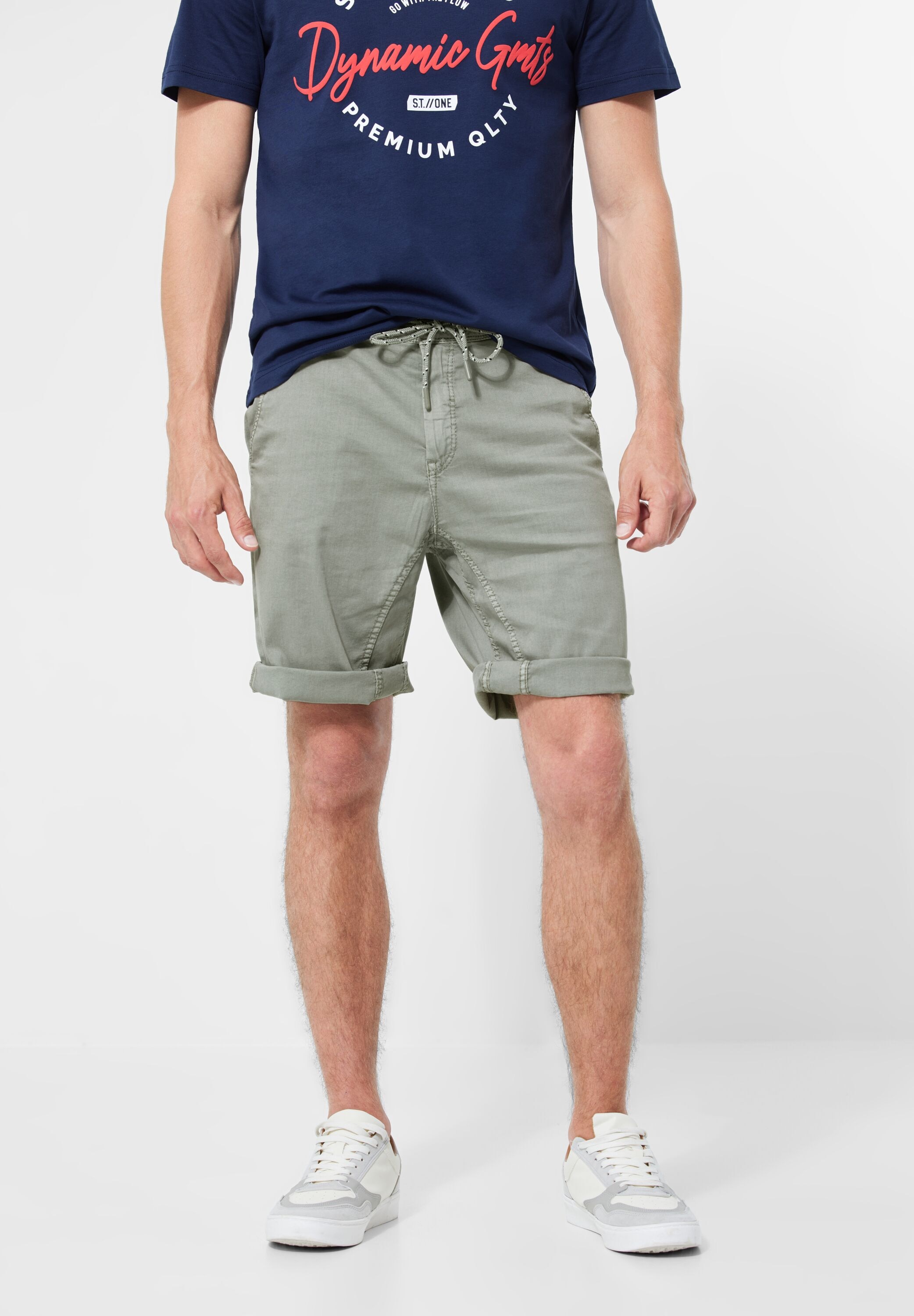 Bild von STREET ONE MEN Shorts, Elastikbund mit Tunnelzug