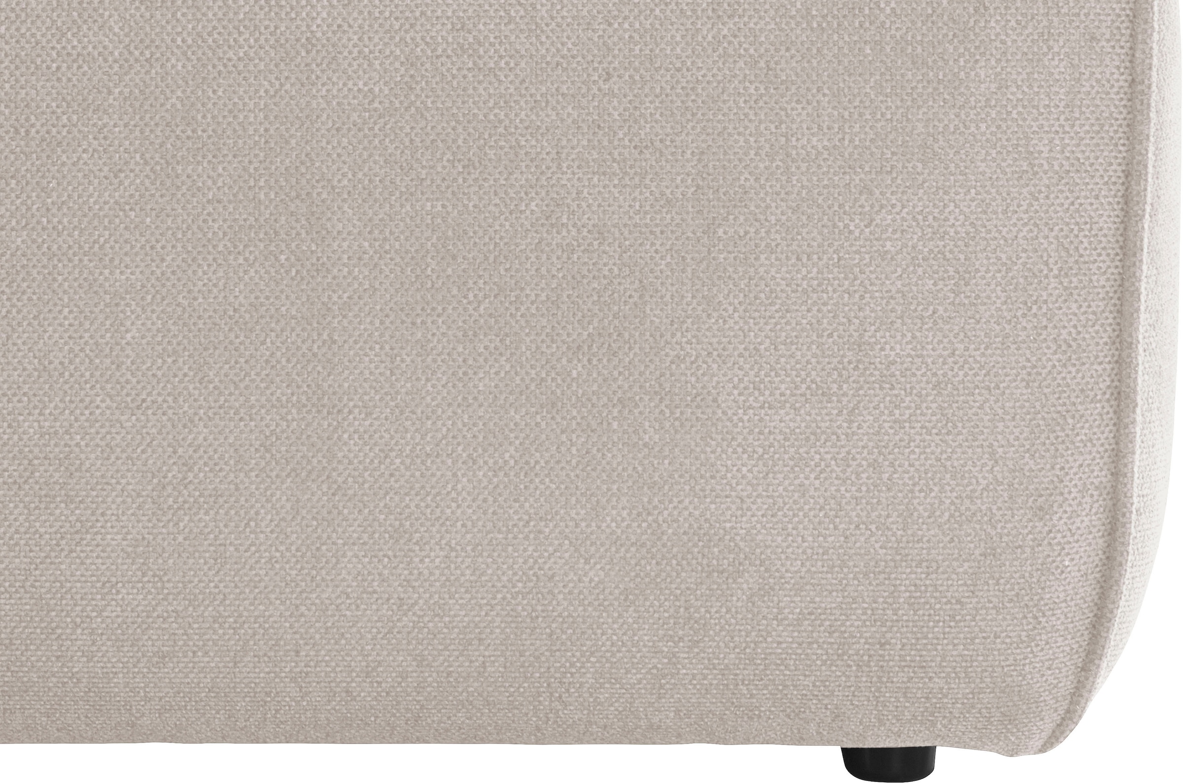 andas Ecksofa »Noord mit Kedernaht, Breite 227 cm«, Cord, Struktur, Webstoff, mit Wellenunterfederung, Massivholzrahmen