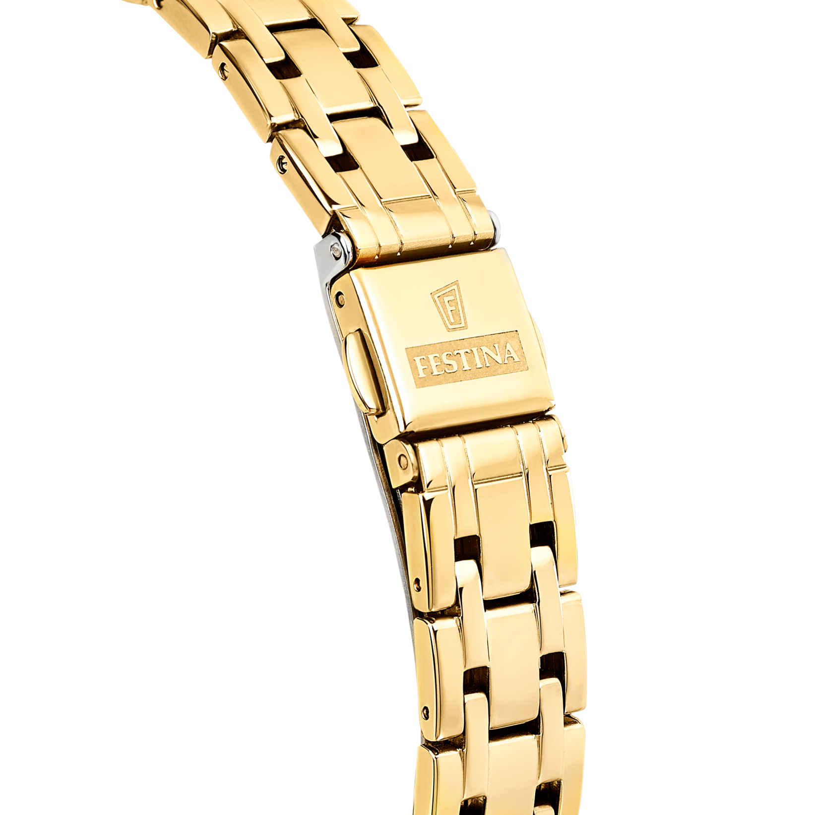 Festina Quarzuhr »Mademoiselle« Armbanduhr, Damenuhr, Edelstahlarmband, analog, Zirkonia (synth.)