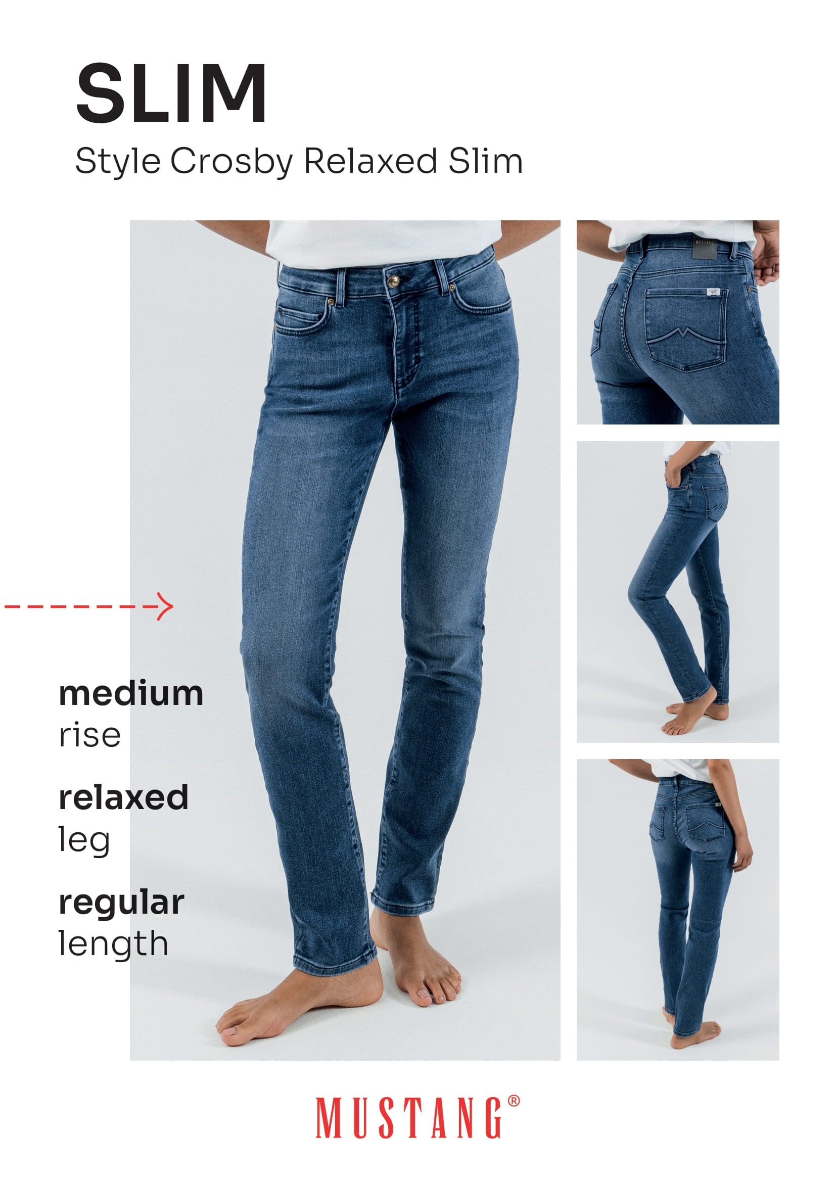 MUSTANG 5-Pocket-Jeans »Style Crosby Relaxed Slim«