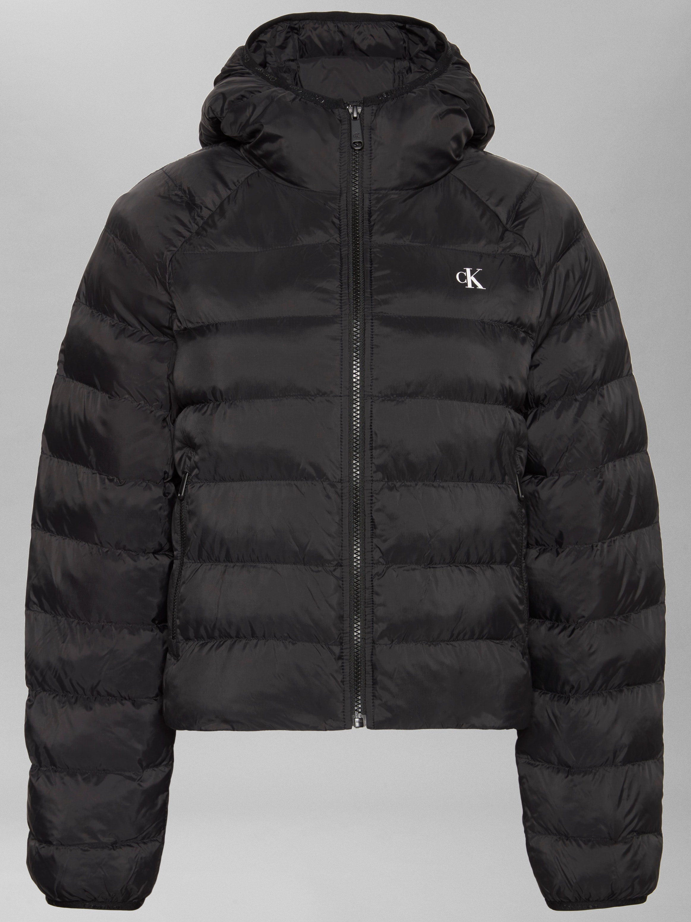 Calvin Klein Jeans Steppjacke »LGHTWGHT QLTD JCKT P« mit Kapuze Mit Rundhalsausschnitt