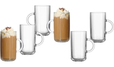 Latte-Macchiato-Glas »Glühwein- /Teeglas-Set Marco«, (Set, 6 tlg.), hitzebeständig,...