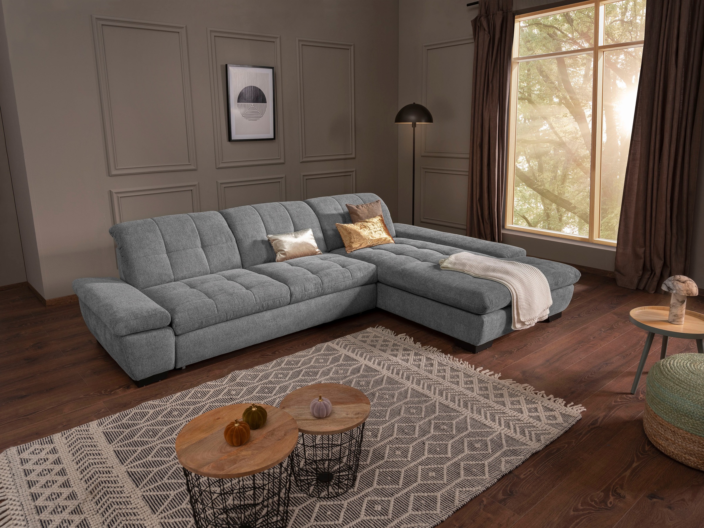 alina Ecksofa »Salima« Inklusive Rückenlehnenverstellung günstig online kaufen