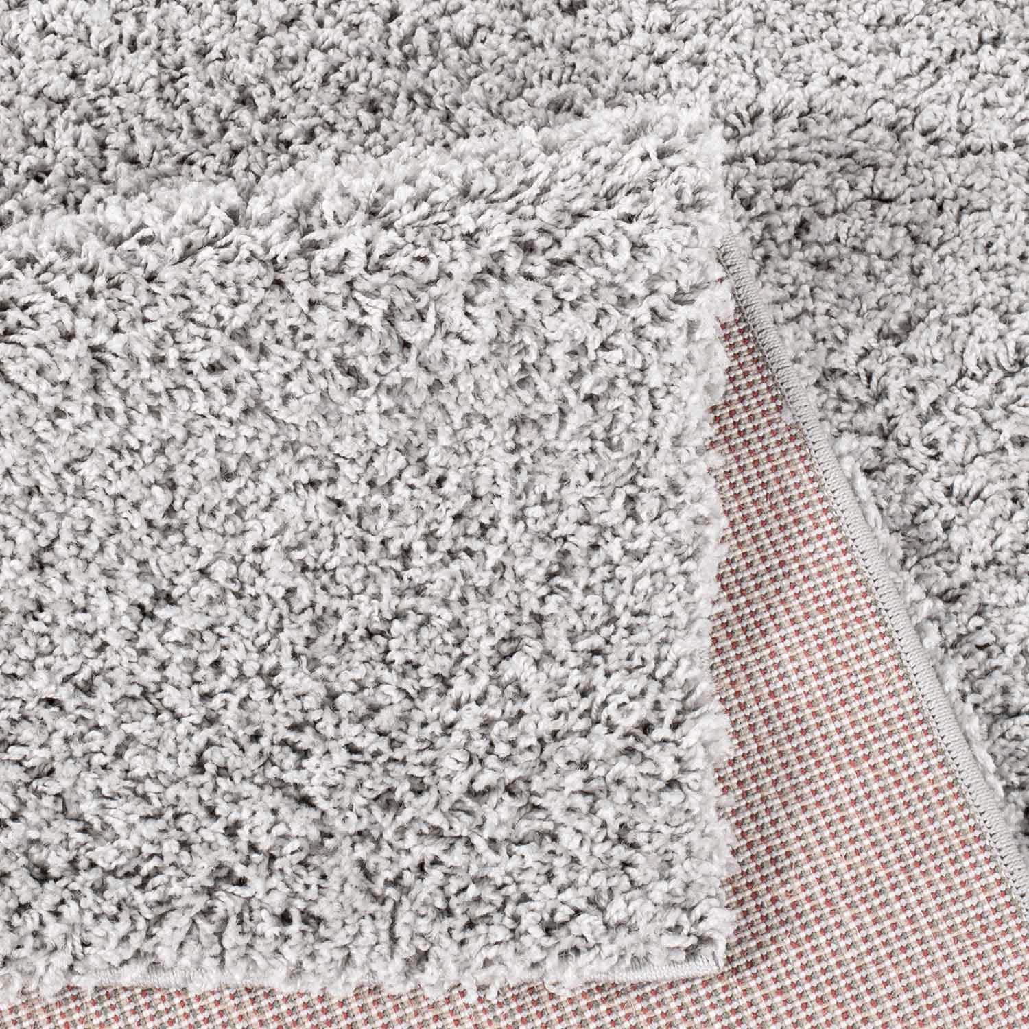 Carpet City Hochflor-Teppich »Shaggi uni 500«, rechteckig, 30 mm Höhe, Läufer, Shaggy, Uni, Langflor, weich, Wohnzimmer, Schlafzimmer, Kinder