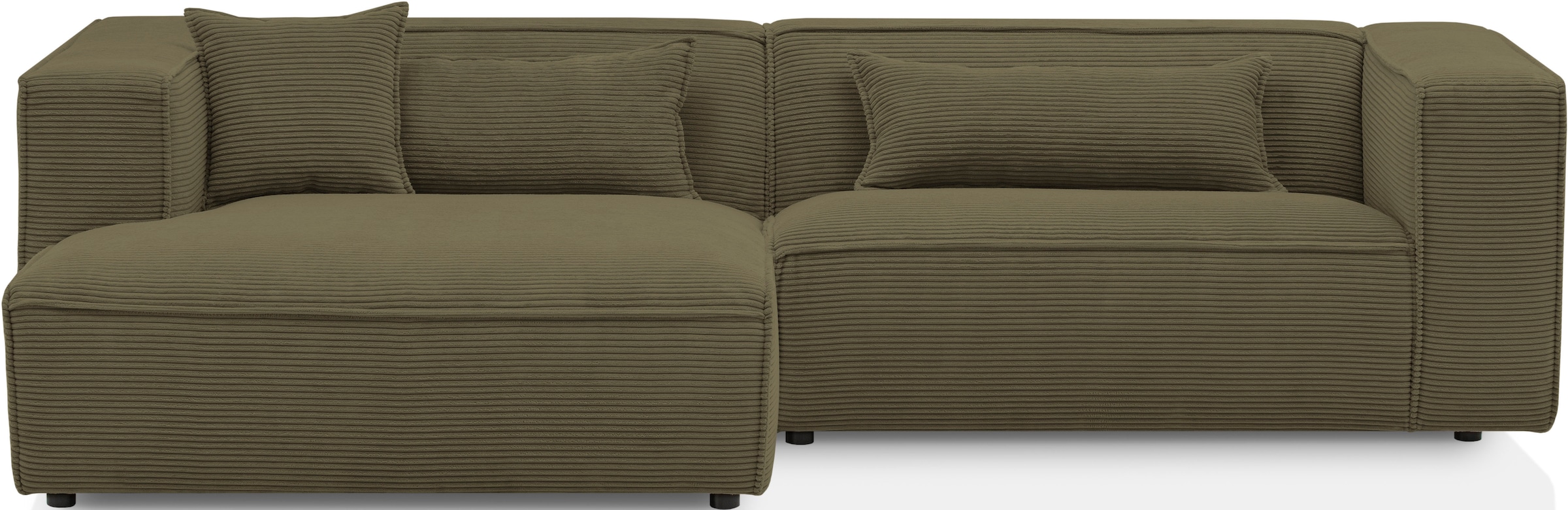 LeGer Home by Lena Gercke Ecksofa »PIARA mit Kedernaht in Cord oder Leineno günstig online kaufen
