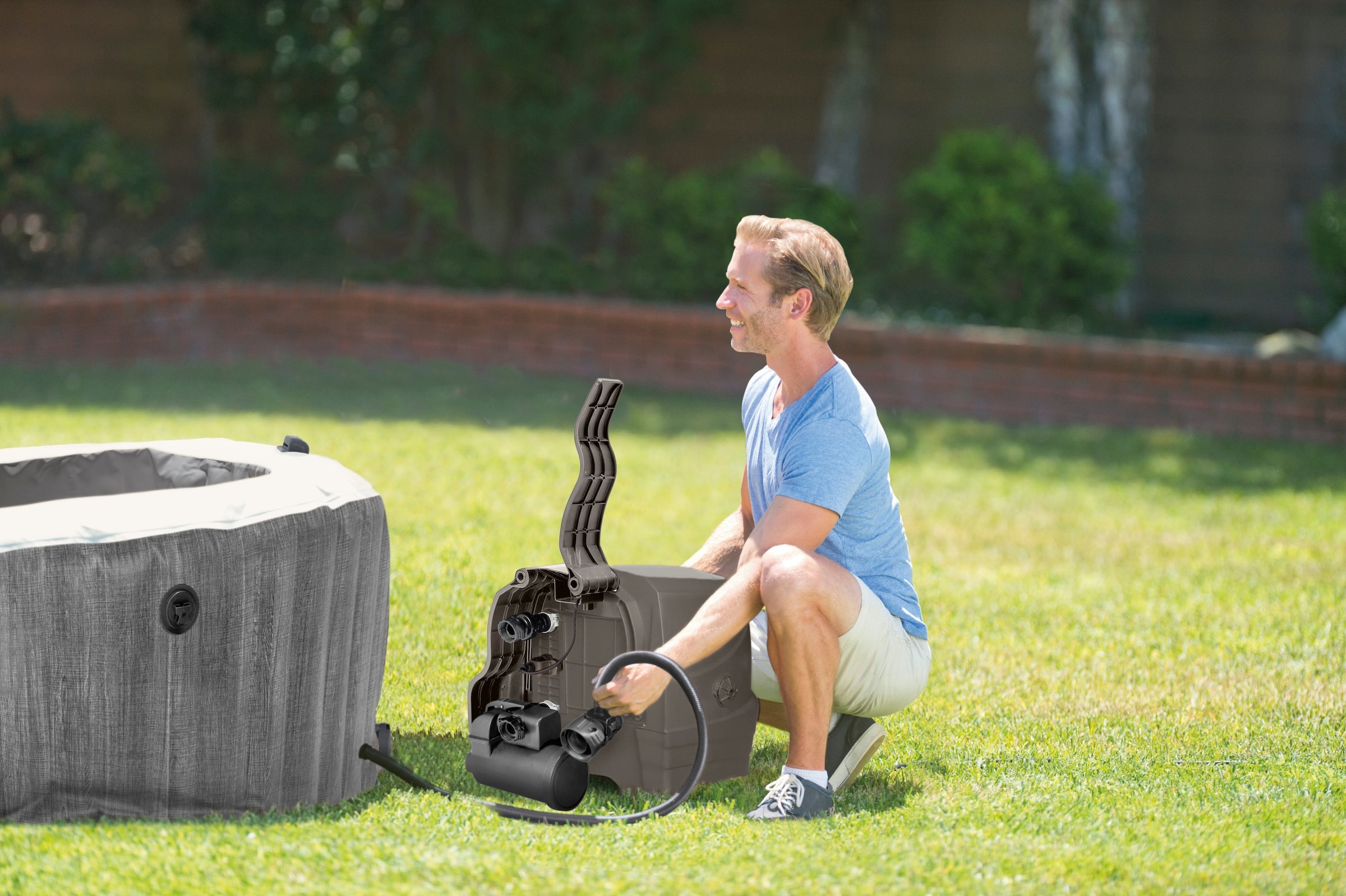 Intex Whirlpool »Greywood Deluxe«