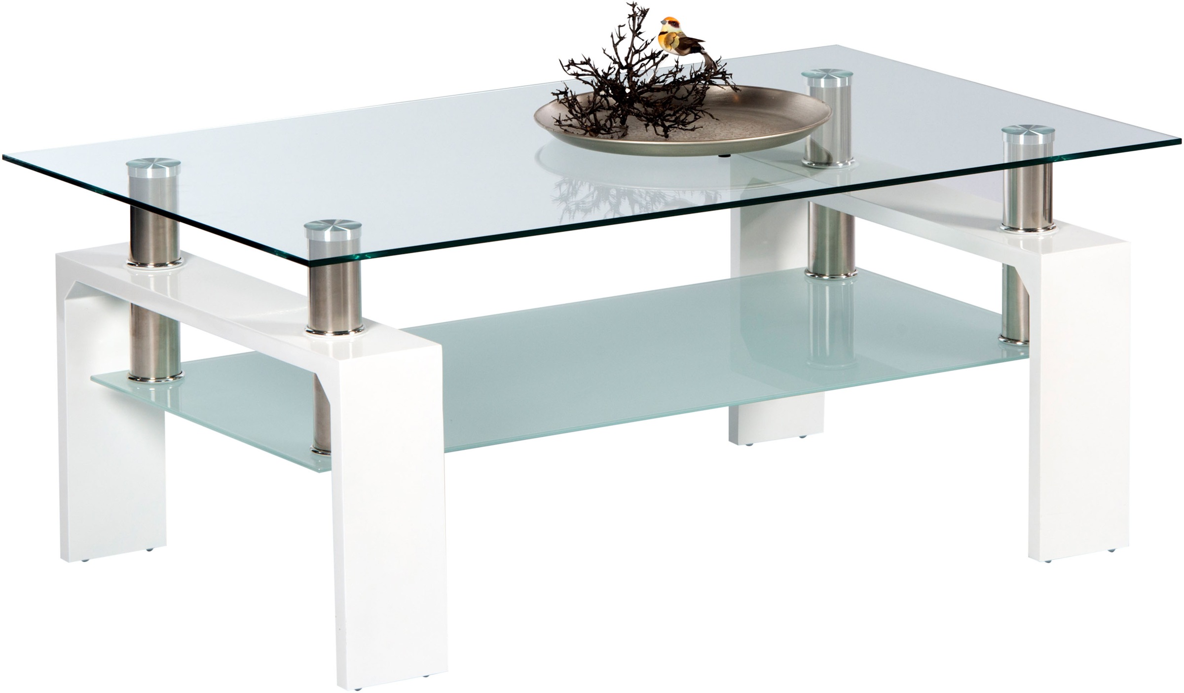 Stolkom Couchtisch »Mango II Glastisch, Wohnzimmertisch, Tisch Glas BxHxT 1 günstig online kaufen