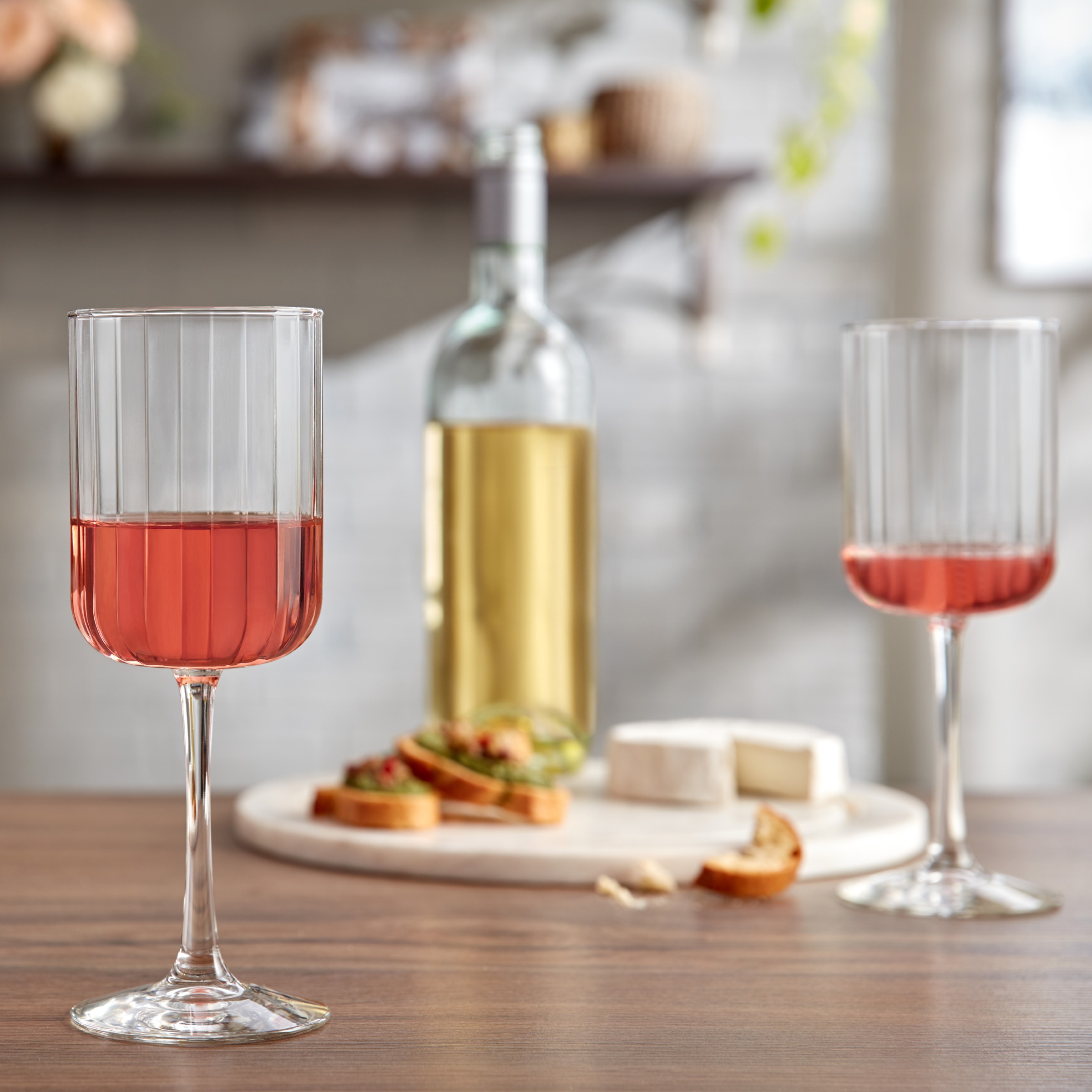 LIBBEY Weinglas »Libbey Gläser-Set -LINEAR-, 12er Set« 399 ml, hochwertig verarbeitet, im modernen Design