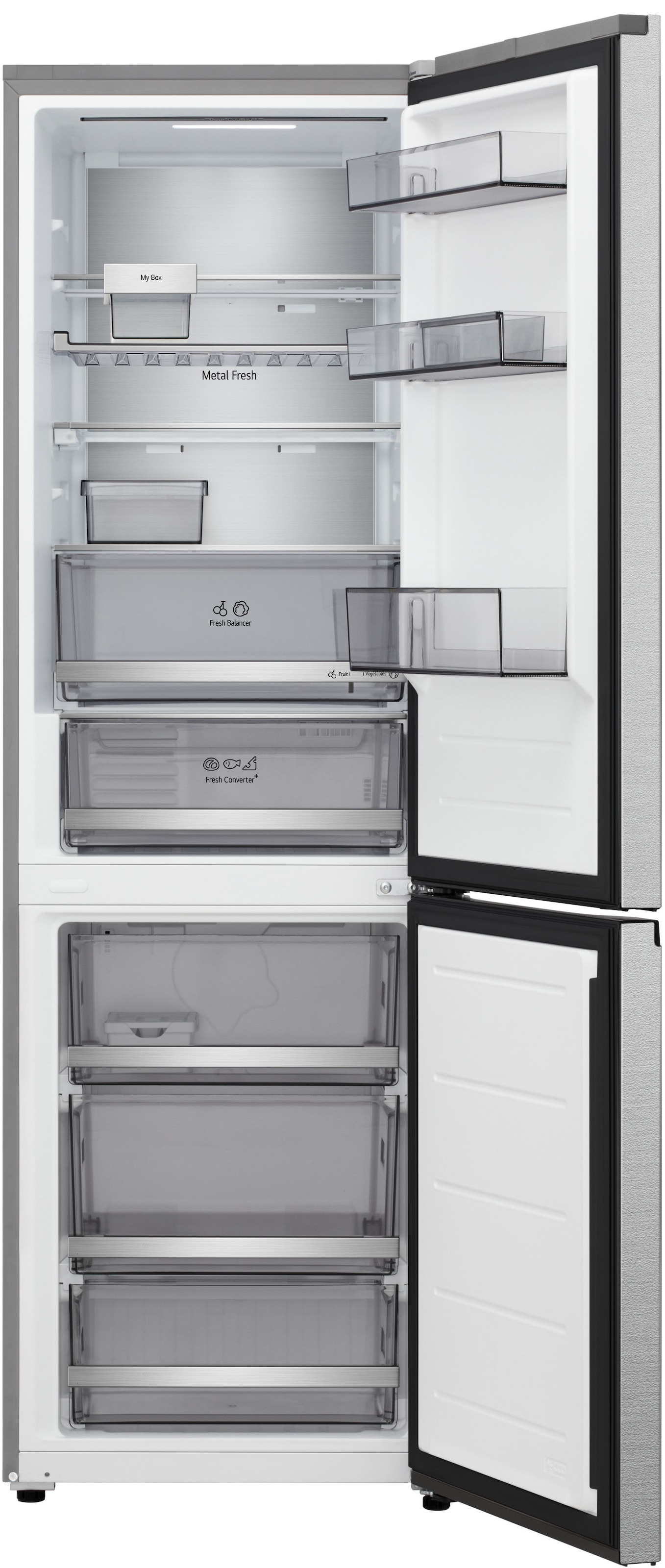 LG Kühl-/Gefrierkombination Serie 7 »GBBS716AMB« 186 cm hoch 59,7 cm breit