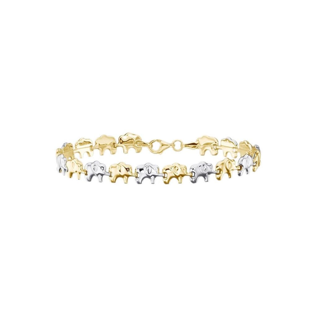 Firetti Armband »Schmuck Geschenk Gold 333 Armschmuck Armkette Goldarmband Elefant«