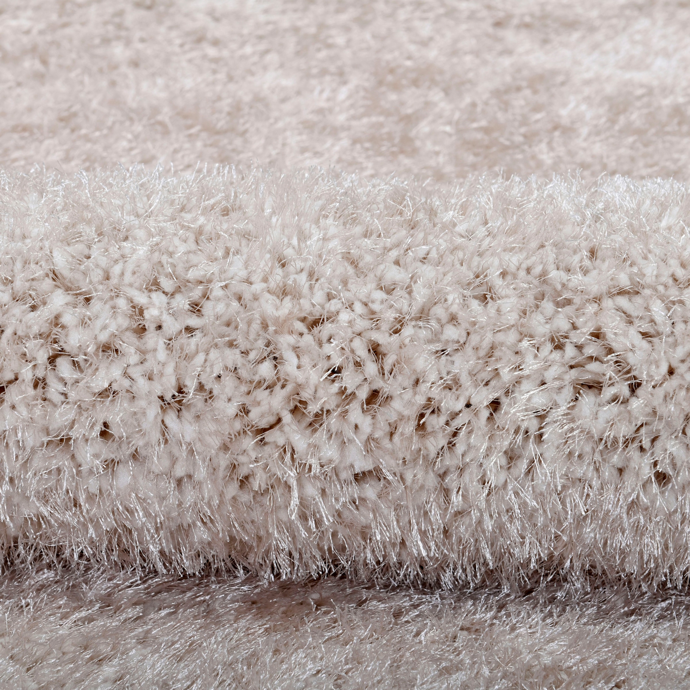 Home affaire Hochflor-Teppich »Malin«, rechteckig, Shaggy in Uni-Farben, einfarbig, leicht glänzend