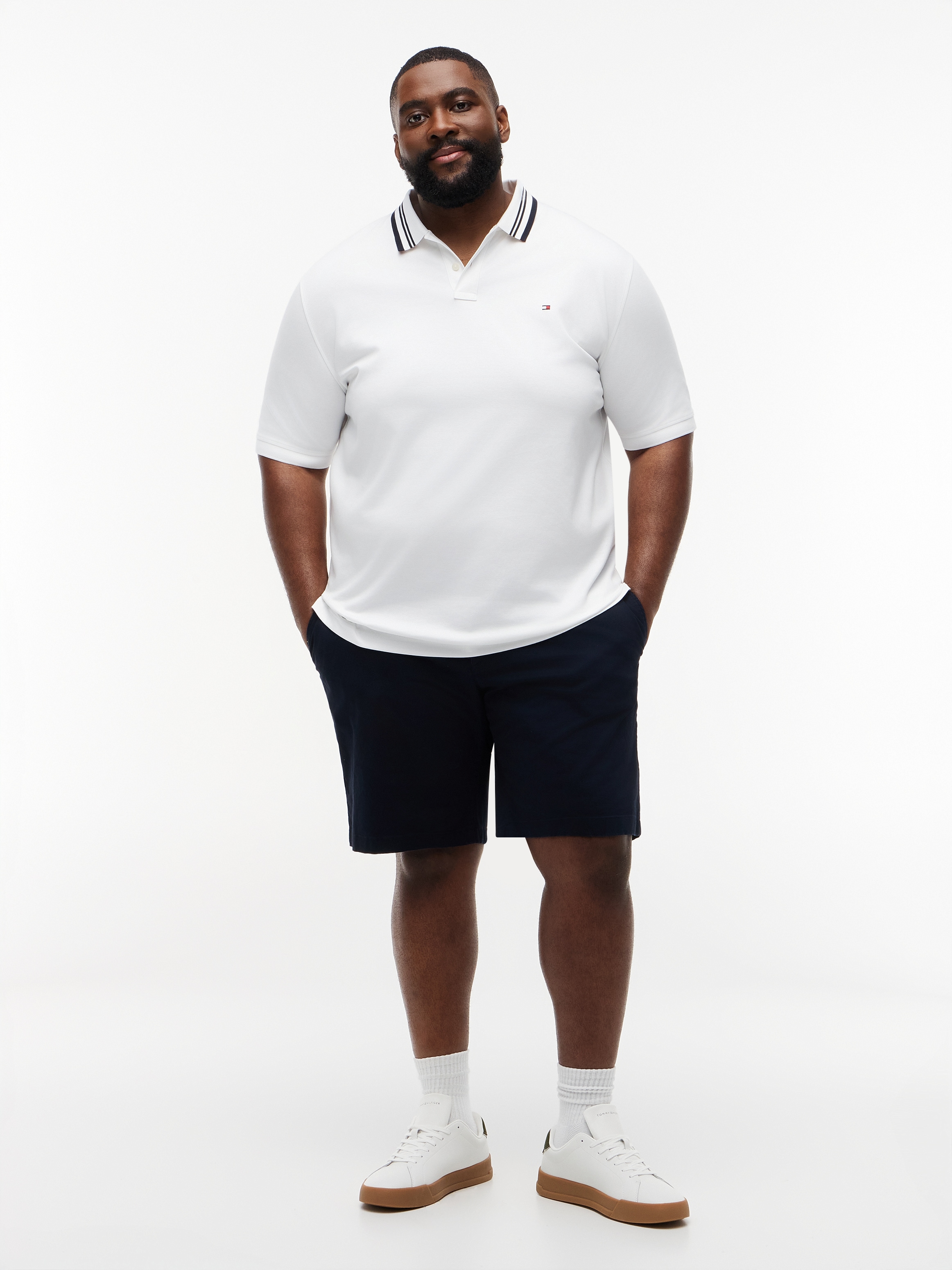 Tommy Hilfiger Big & Tall Chinoshorts »BT-DENTON 9.5 ESS TWILL-B«  Twill, slim fit, Große Größen