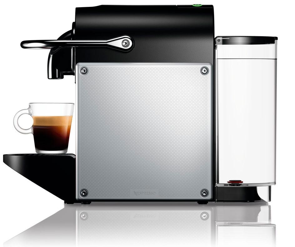 Nespresso Kapselmaschine De'Longhi Pixie EN 124.S, nur 11 cm breit mit  Seitenteilen aus recycelten Nespressokapseln jetzt im %Sale