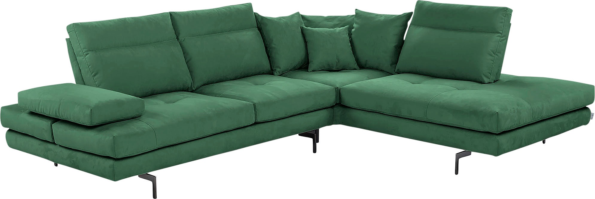 CALIA ITALIA Ecksofa »Toby Wing, Komfortsofa mit Sitzkomfort der Extraklass günstig online kaufen