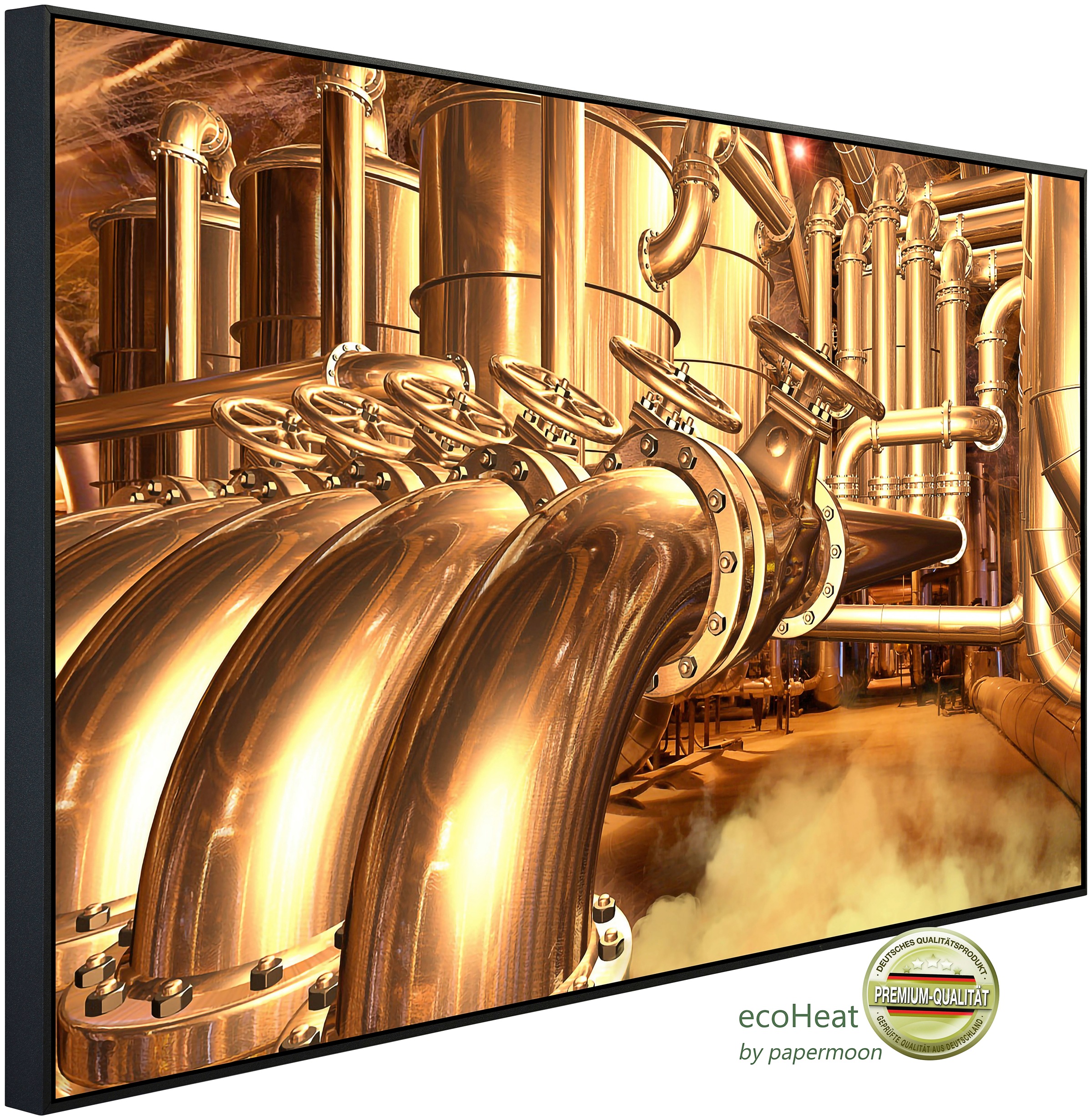 Papermoon Infrarotheizung »Goldene Fabrik«, sehr angenehme Strahlungswärme günstig online kaufen