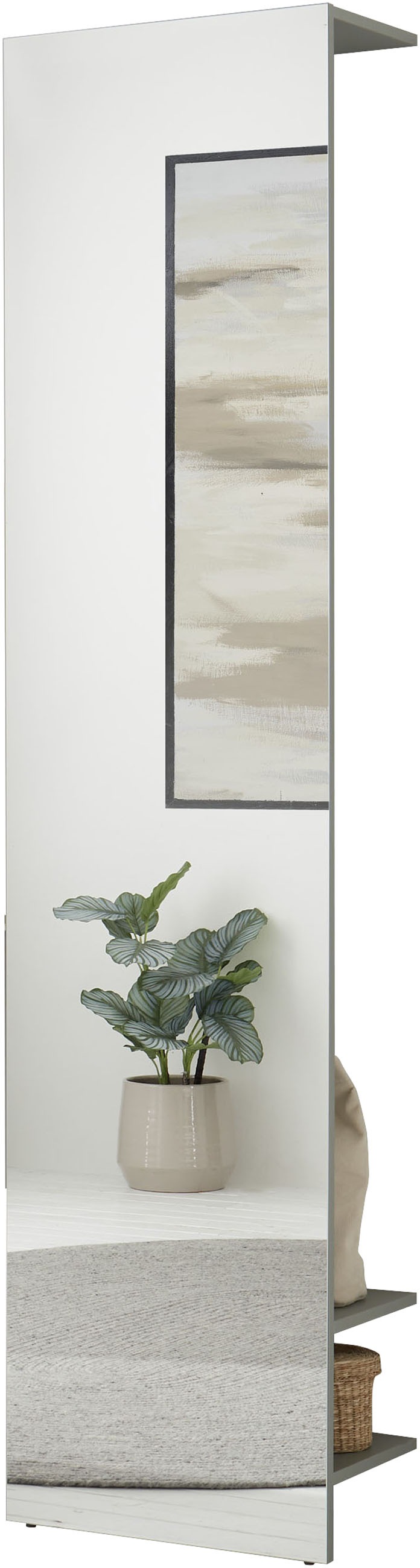INOSIGN Garderobenschrank »GiRON/CiTY, Schrank mit Spiegelfront, moderner Kleiderschrank«, mit Kleiderstange, modernes Design, beidseitig geöffnet, 50 cm breit