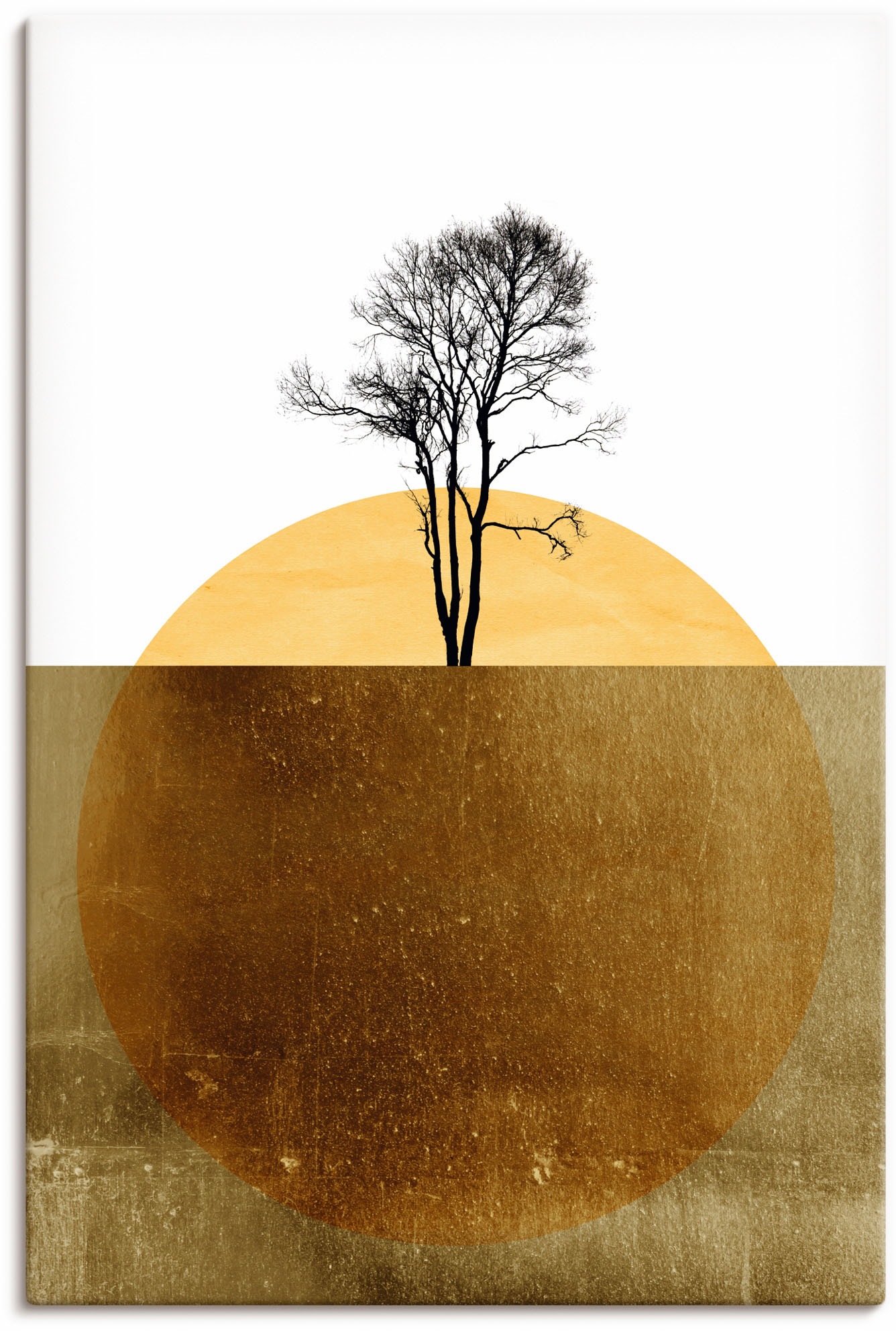 Artland Wandbild »Goldener Ozean« Meer Bilder 1 Stk. tlg. als Alubild, Outd günstig online kaufen