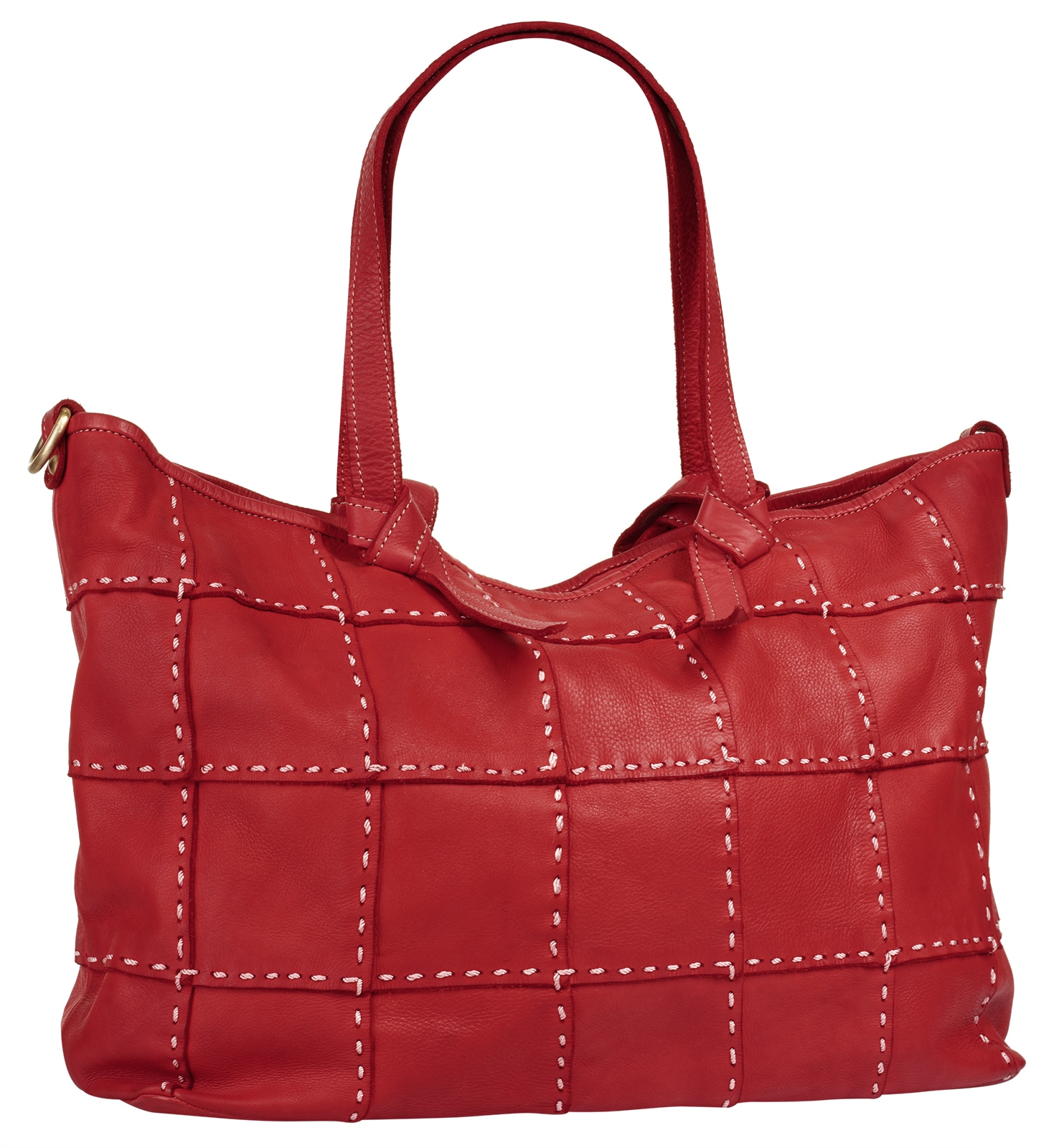 Samantha Look Shopper echt Leder, Made in Italy