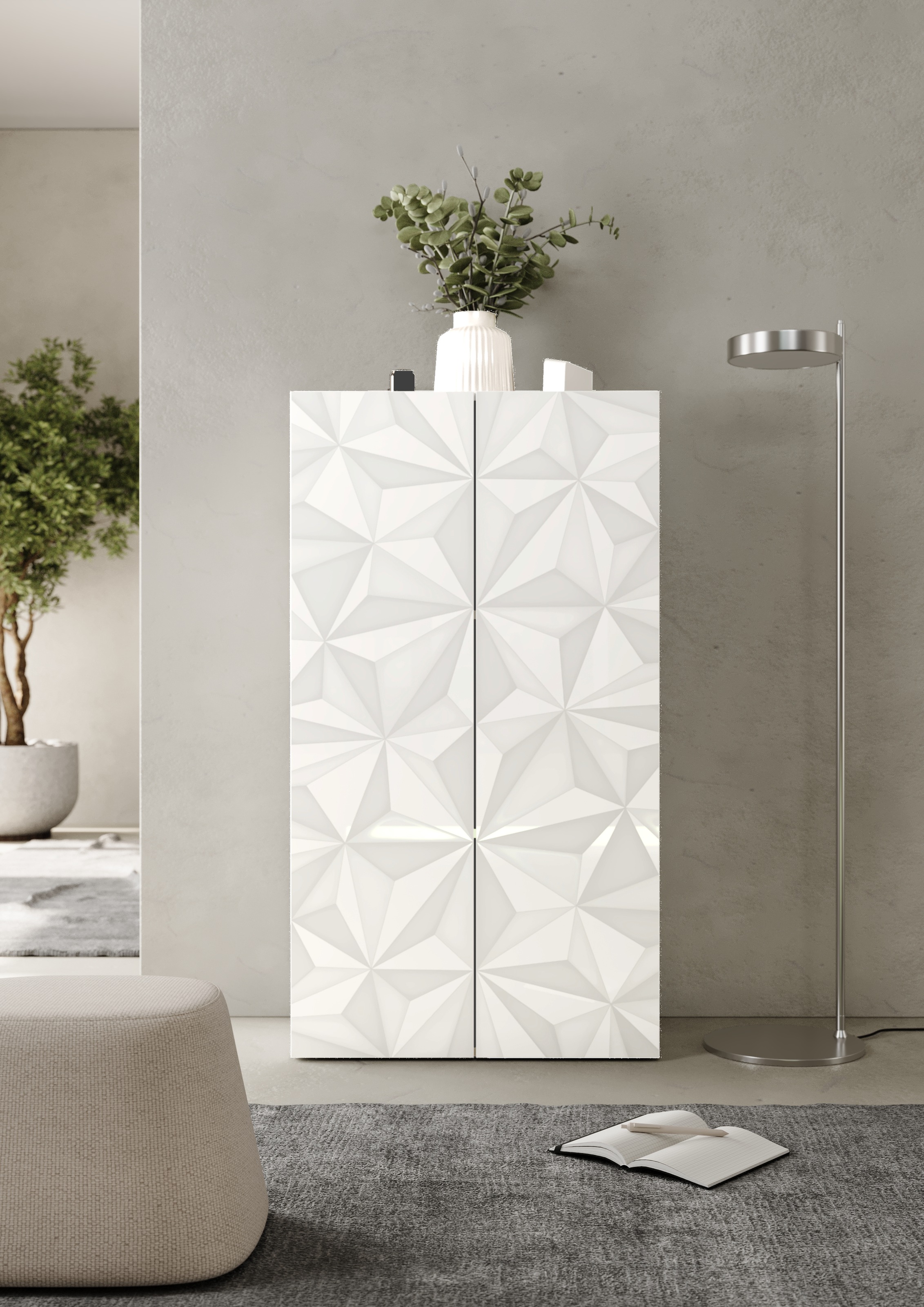 INOSIGN Aktenschrank Prisma, Breite 63 cm, Höhe 114 cm, 2 Türen (2 Einlegeb günstig online kaufen