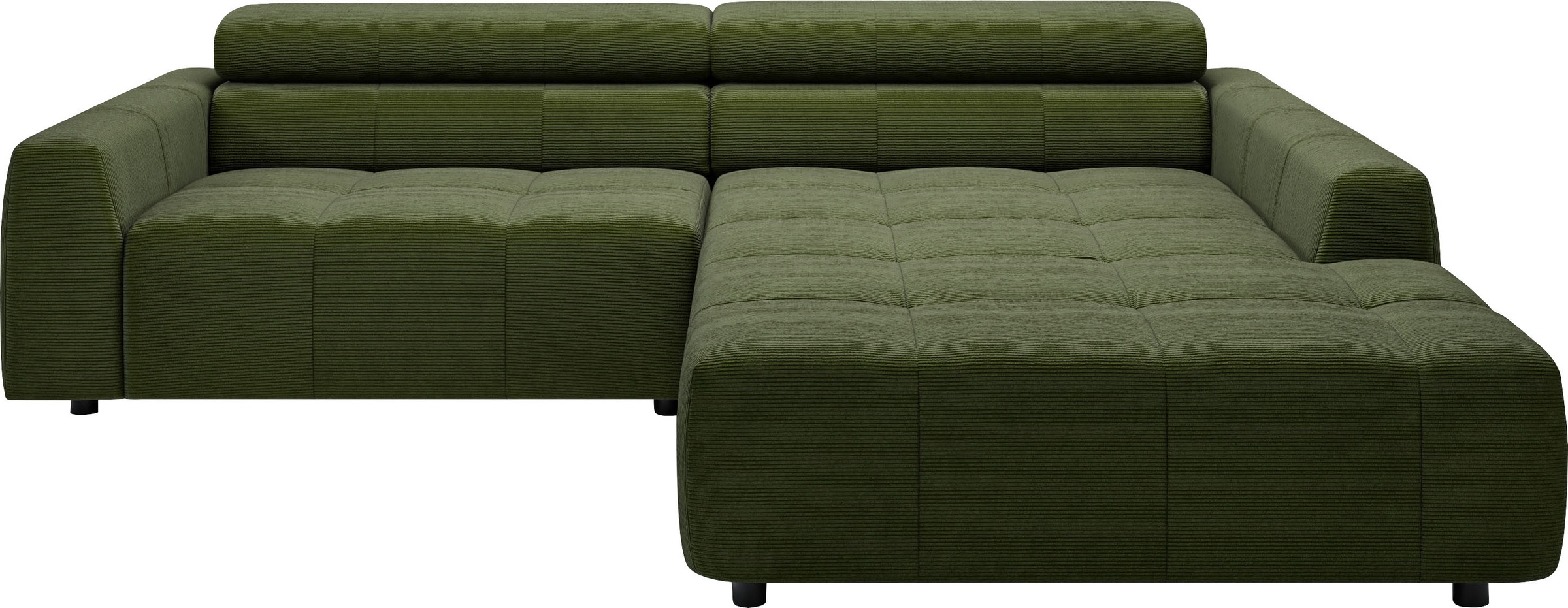 3C Candy Ecksofa »Denver auch mit Cord- und Easy care-Bezug, Kopfteilverste günstig online kaufen